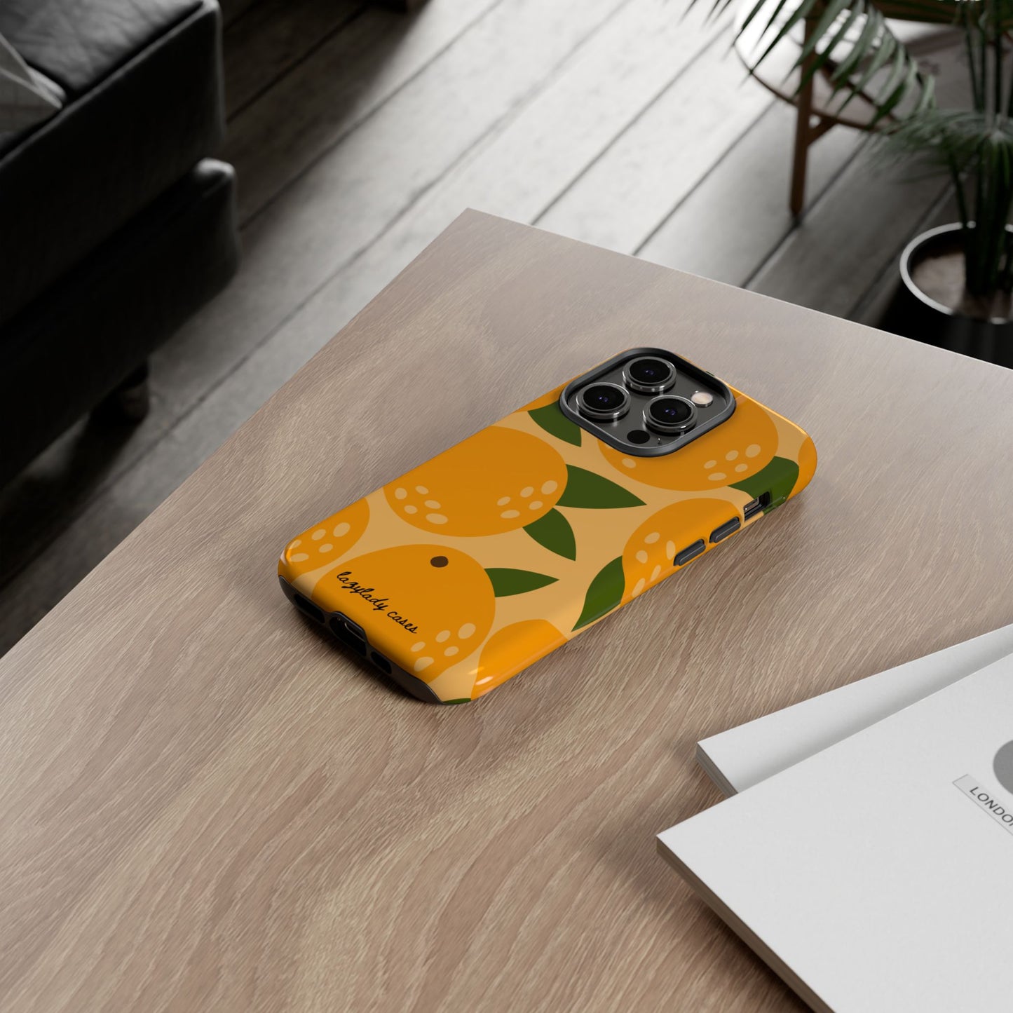 Citrus Orange Phone Case - Tough, Stylish Protection for Fruit Lovers