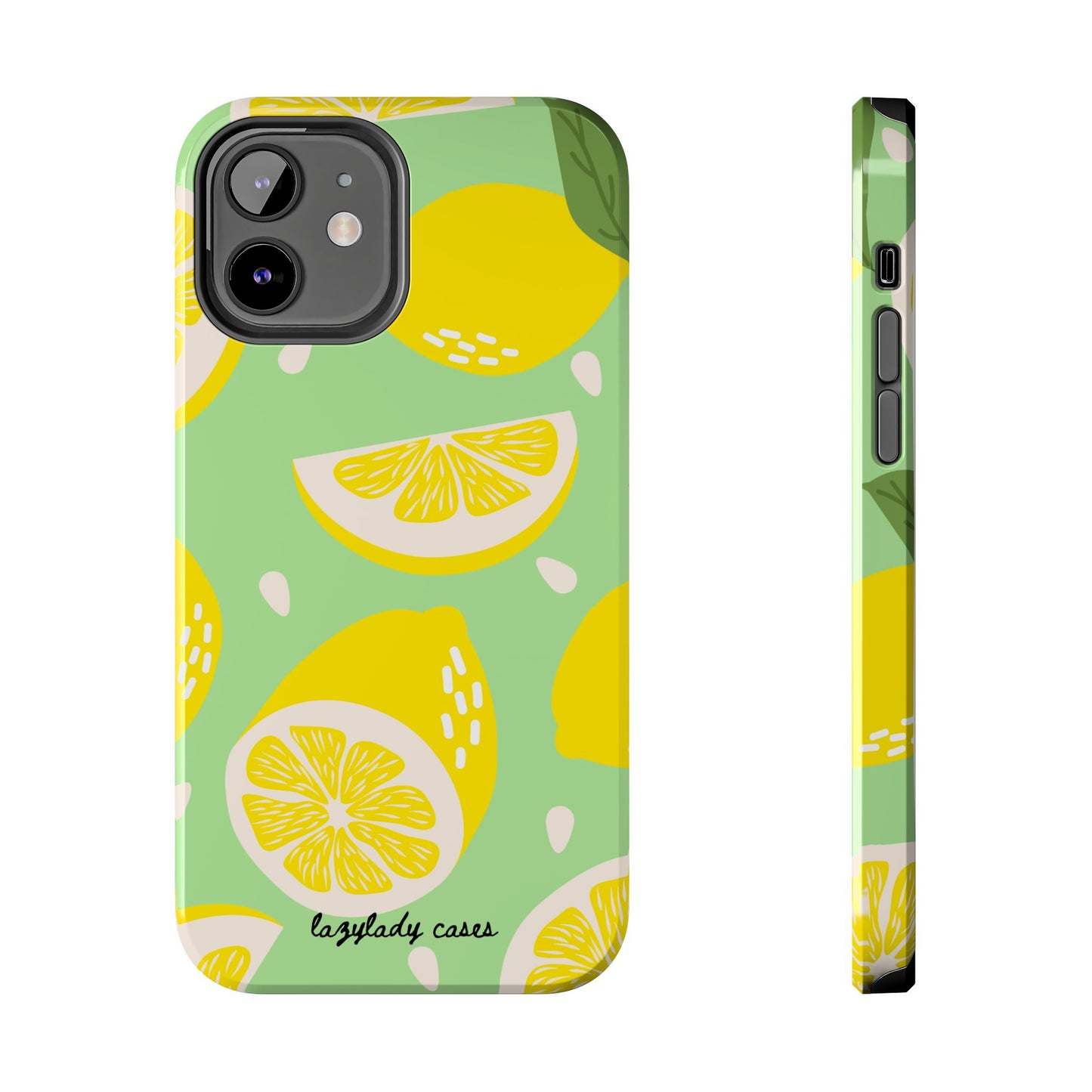Lemon Slice Tough Phone Case - Vibrant, Durable Protection for Citrus Lovers