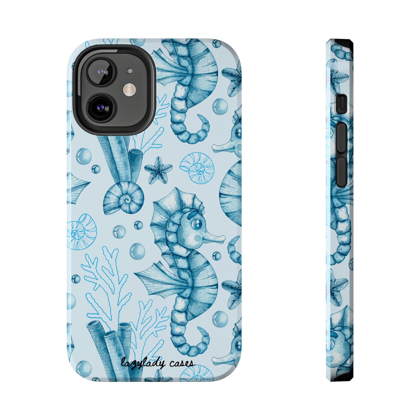 Coastal Seahorse Phone Case - Tough Protection with Beach Vibe