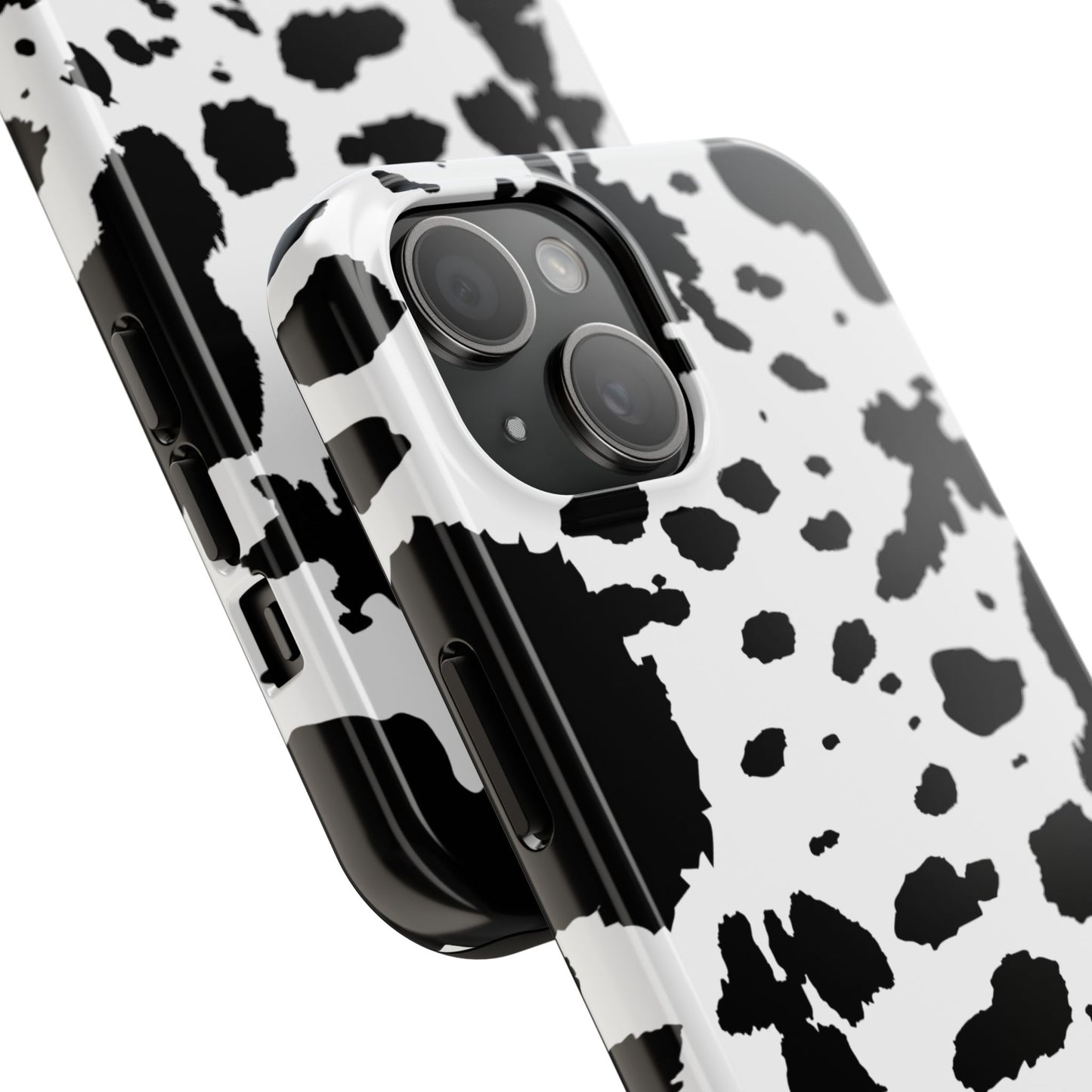 Stylish Cow Print Tough Phone Case | Durable & Trendy Accessory