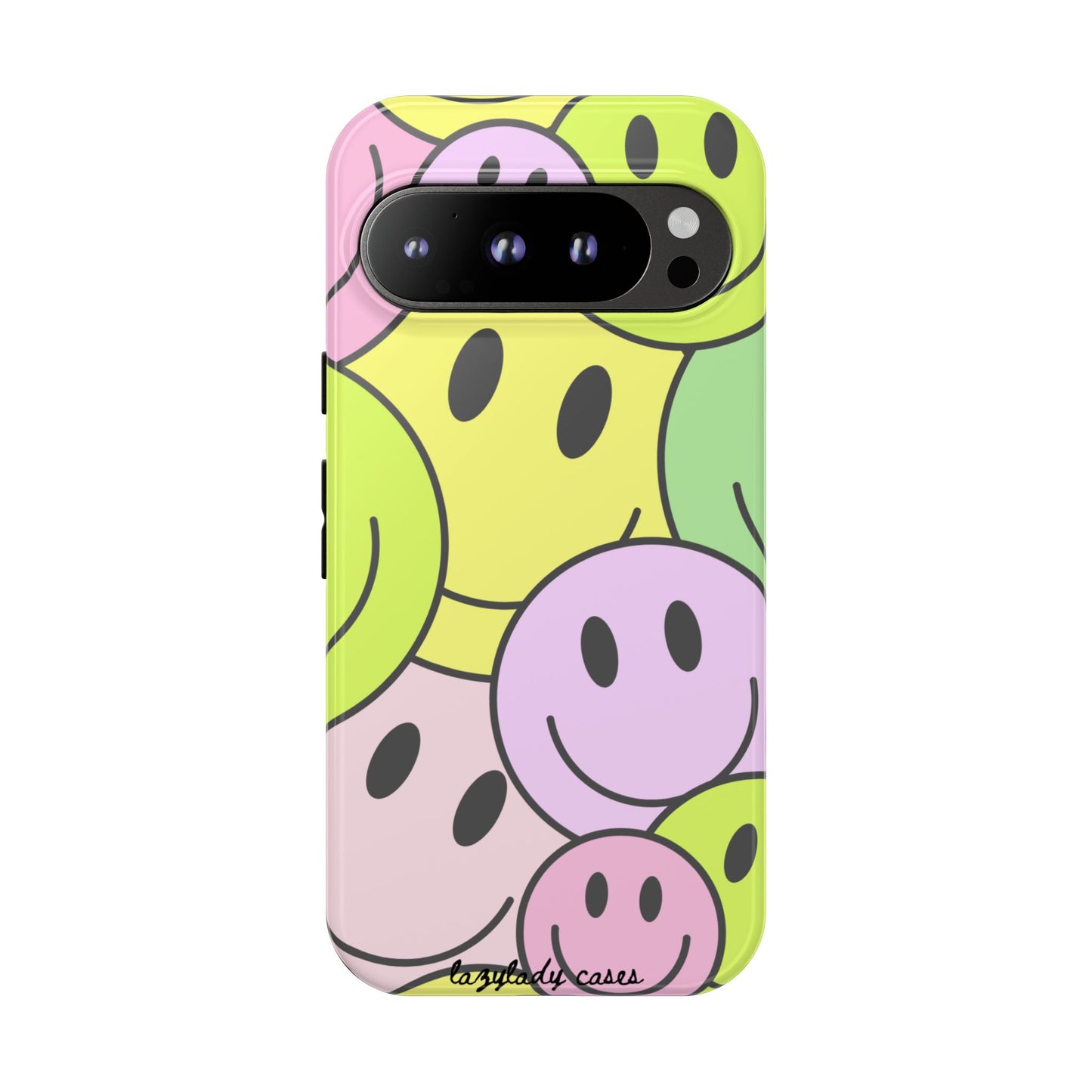 Colorful Smile Face Phone Case - Tough Protection & Fun Design