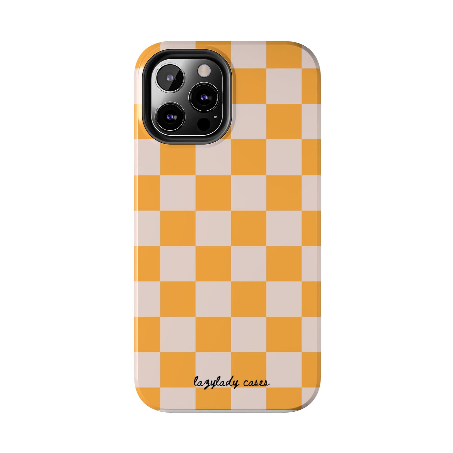 Bright Checkerboard Tough Phone Case - Stylish & Durable Protection