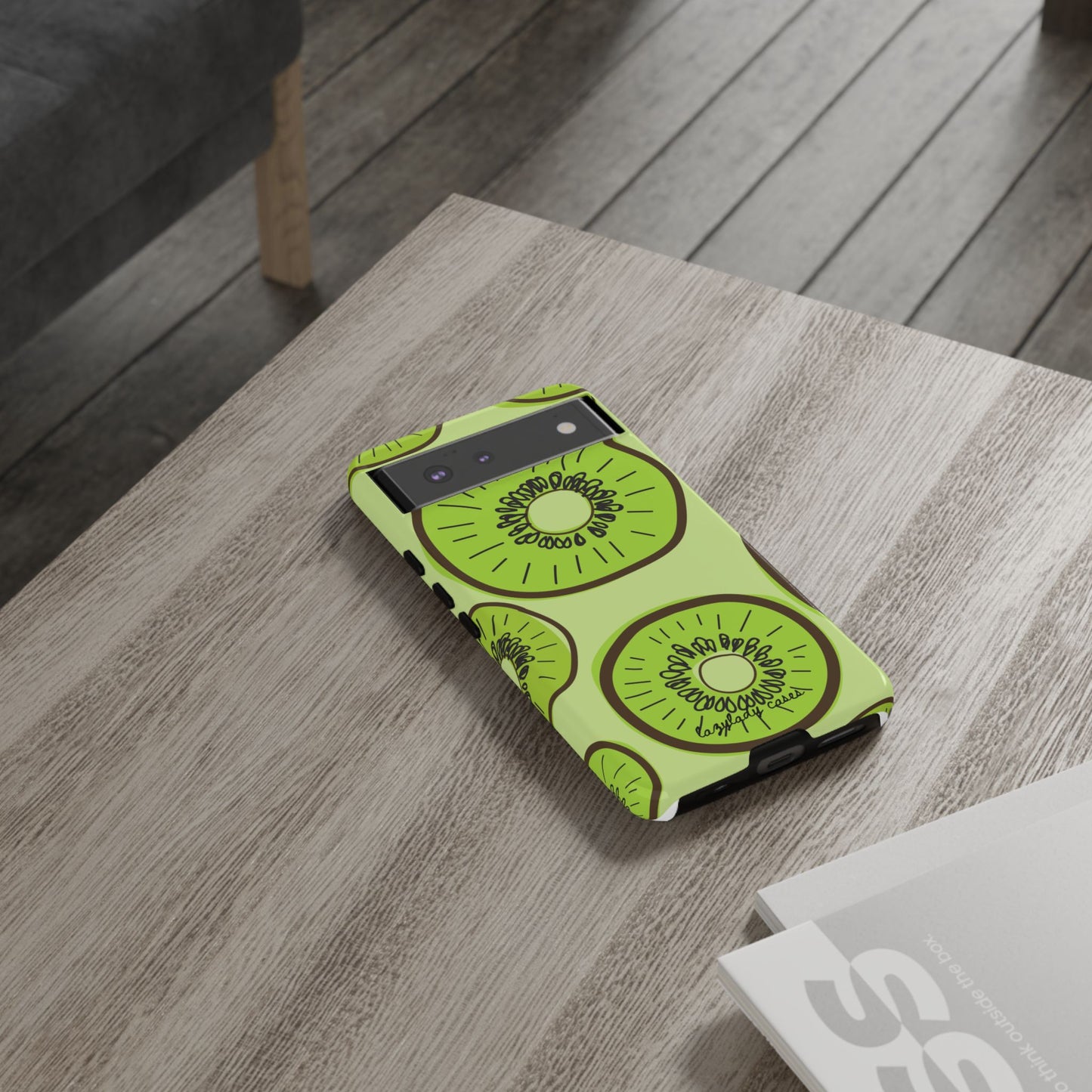 Kiwi Pattern Tough Phone Case - Fun and Stylish Phone Cover