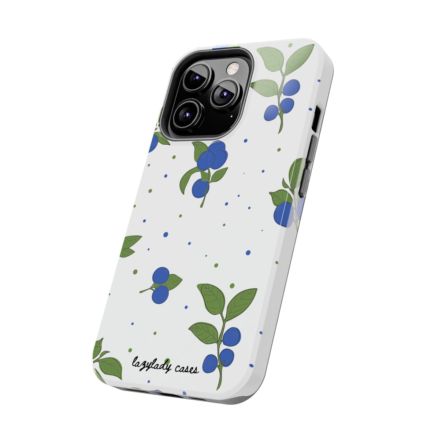 Blueberry Tough Phone Case - Durable Berry Design for Everyday Protection