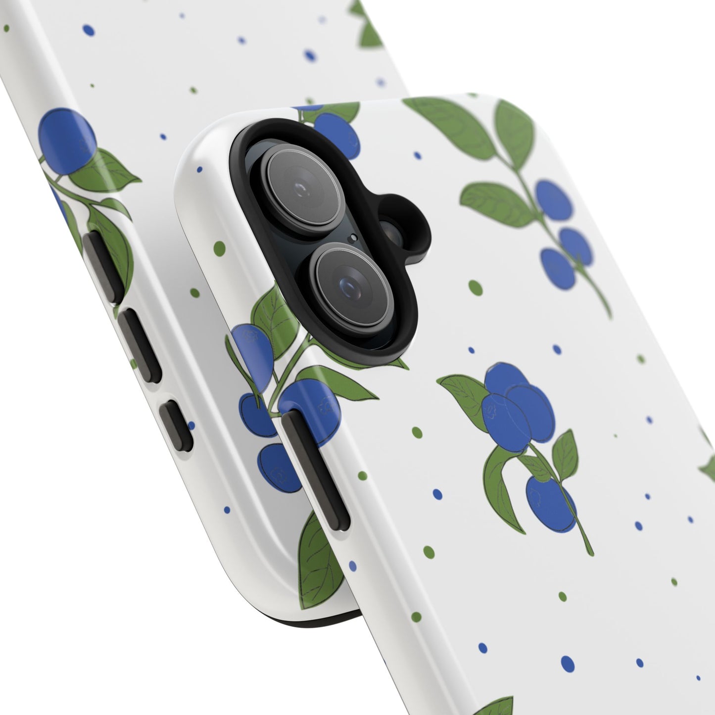 Blueberry Tough Phone Case - Durable Berry Design for Everyday Protection