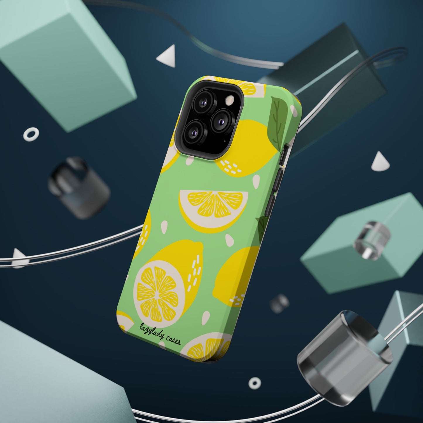 Lemonade Vibe Magnetic Phone Case - Bright Citrus Design for Summer Fun