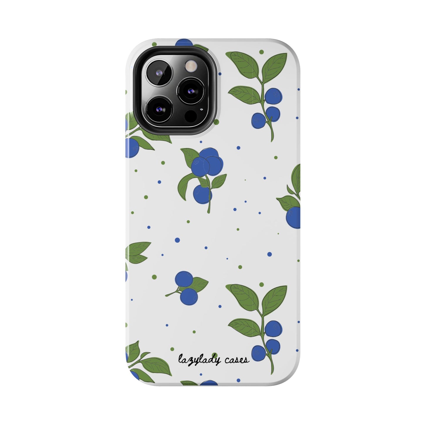 Blueberry Tough Phone Case - Durable Berry Design for Everyday Protection