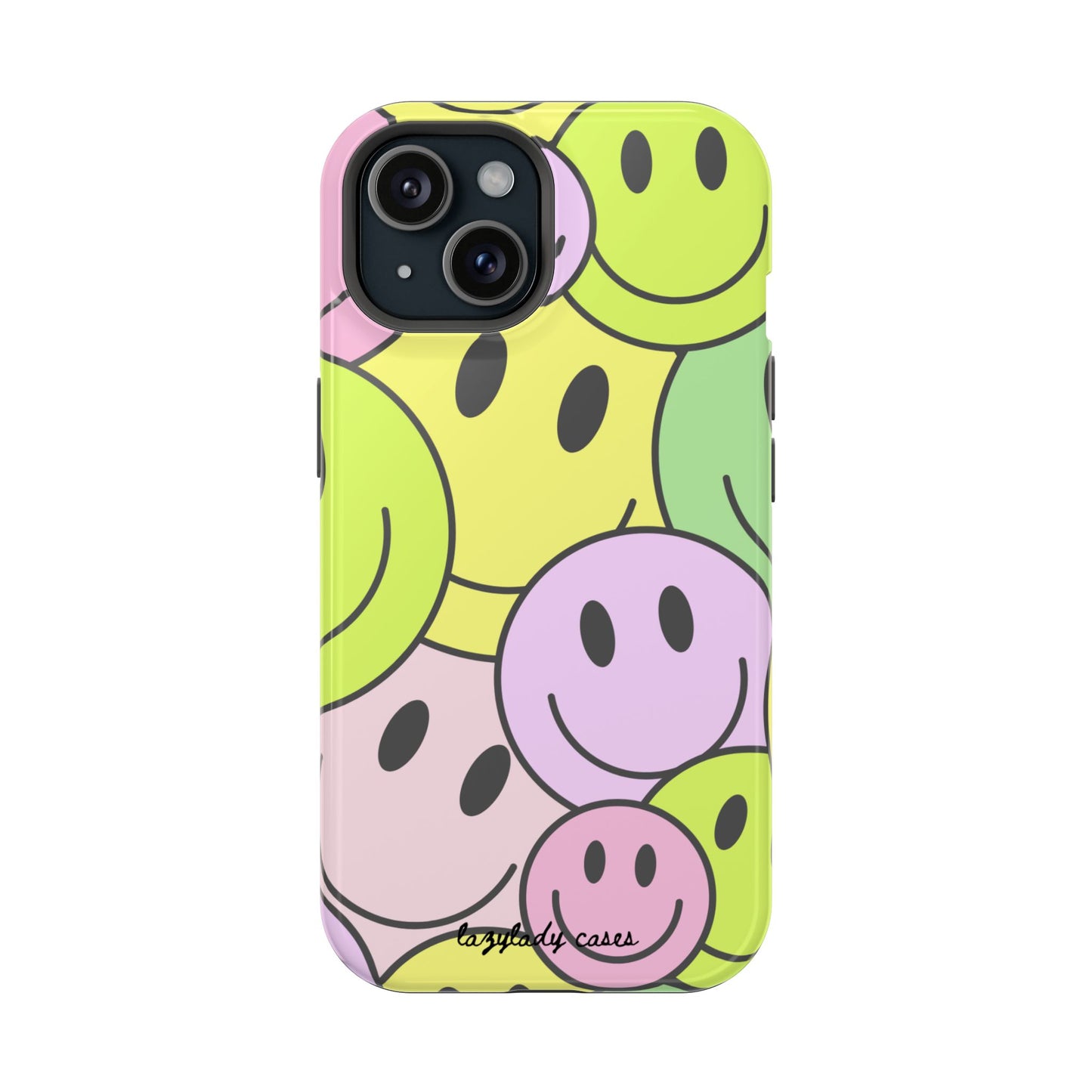 Colorful Smiley Face Magnetic Tough Case for Fun-Loving Individuals