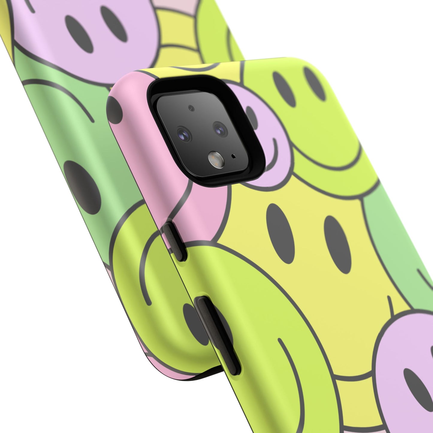 Colorful Smile Face Phone Case - Tough Protection & Fun Design