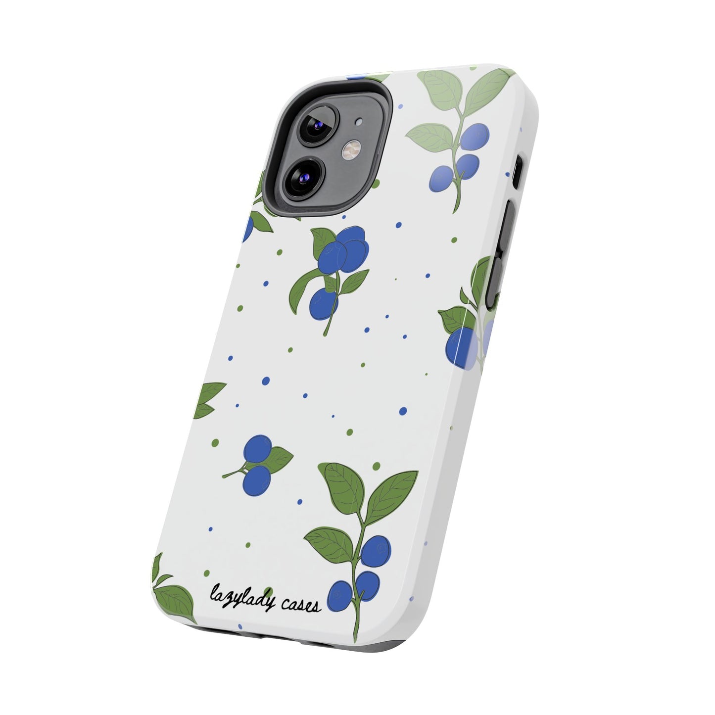 Blueberry Tough Phone Case - Durable Berry Design for Everyday Protection