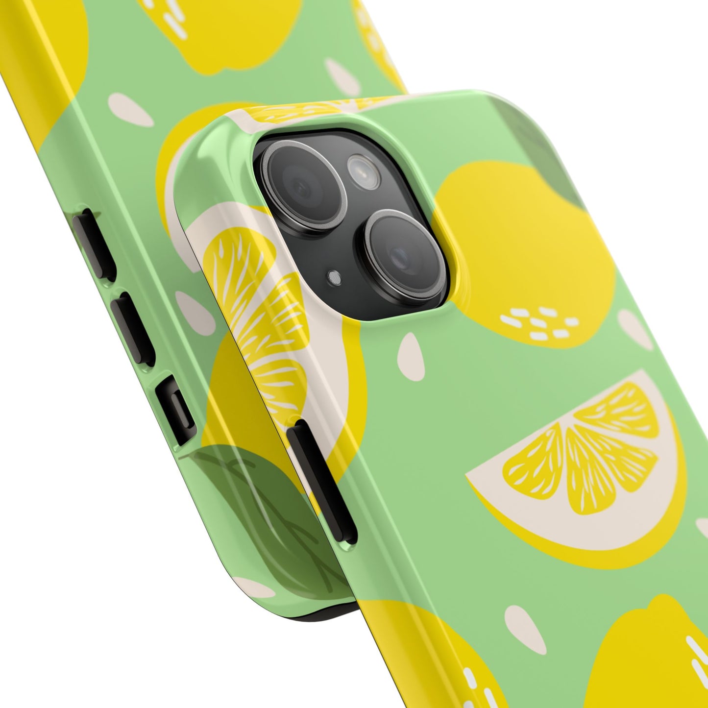 Lemon Slice Tough Phone Case - Vibrant, Durable Protection for Citrus Lovers