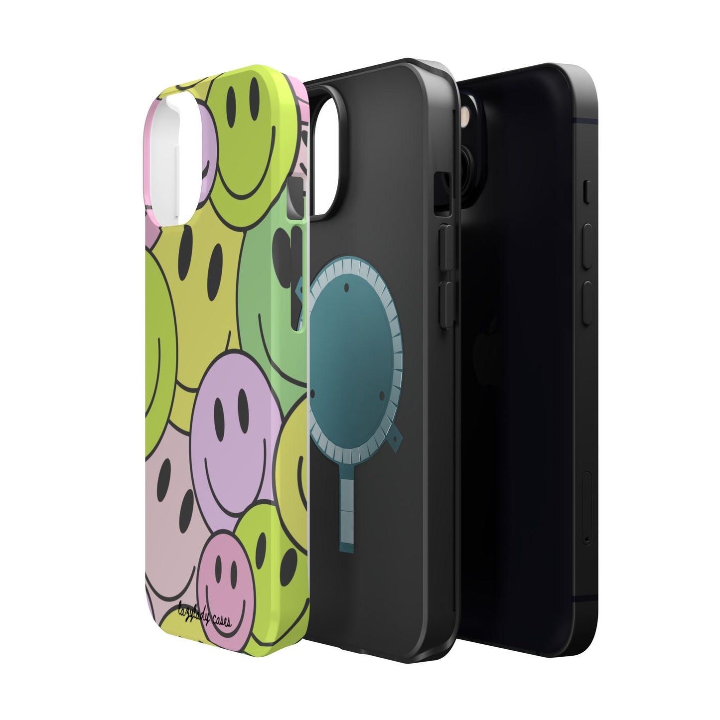 Colorful Smiley Face Magnetic Tough Case for Fun-Loving Individuals