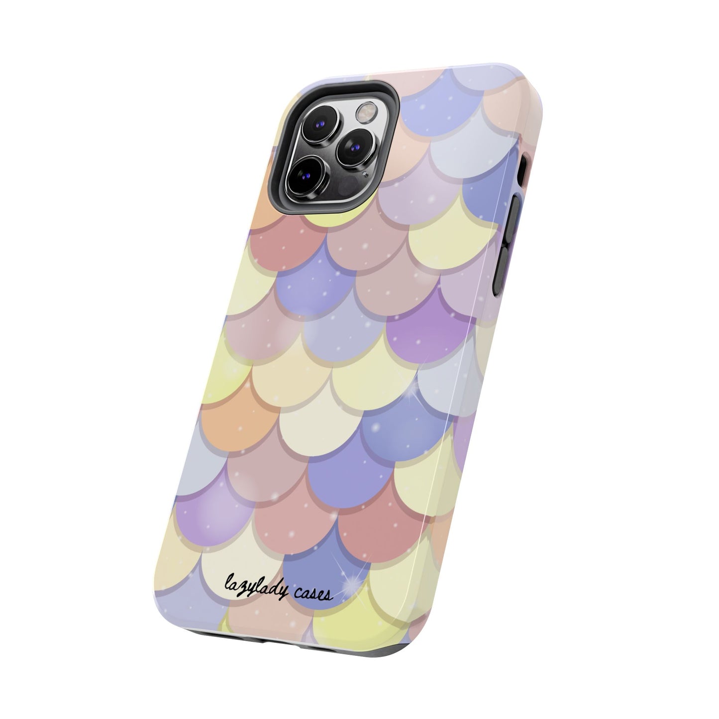 Mermaid Scale Tough Phone Case - Durable Protection with Colorful Design