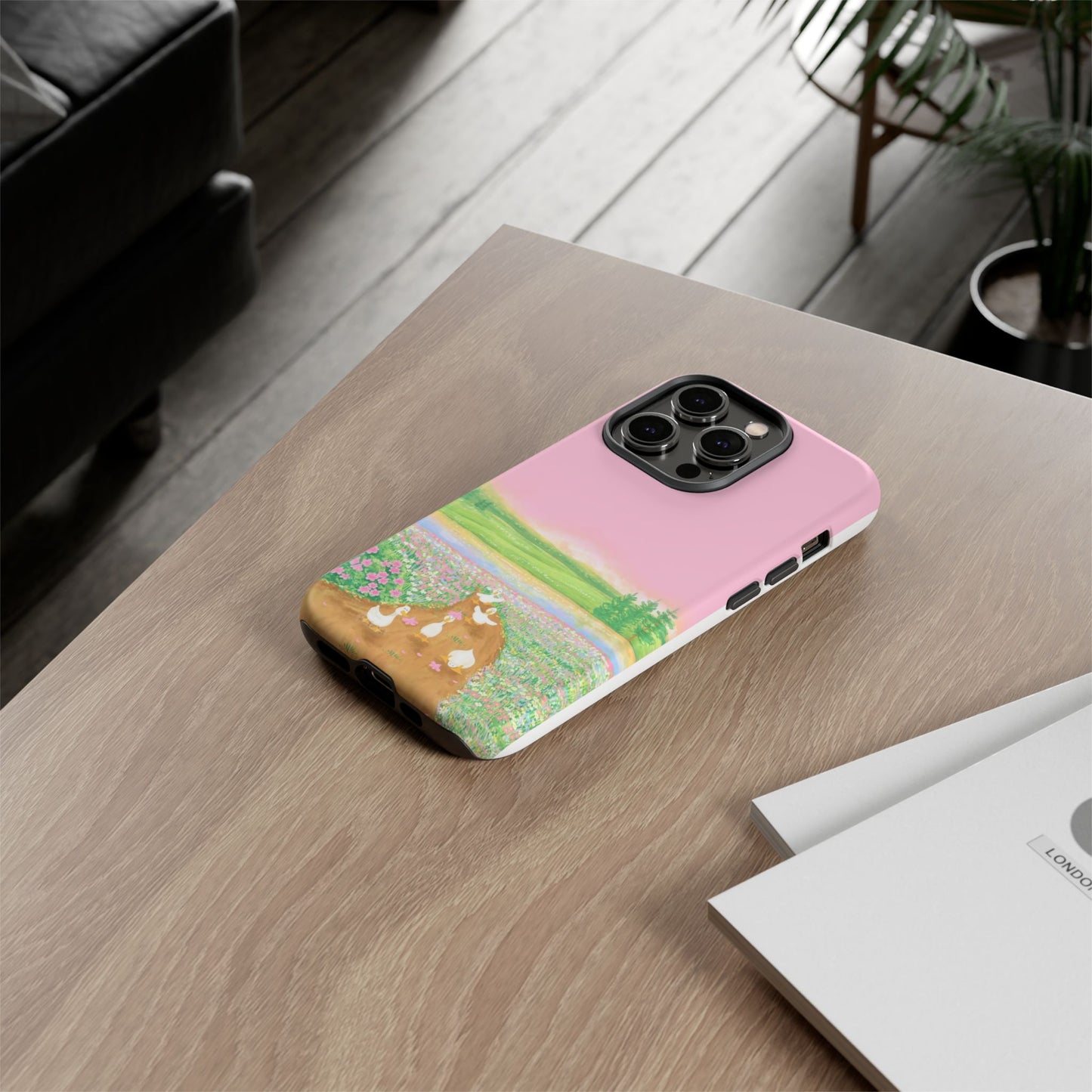 Pastel Floral Phone Case, Tough Cases for Nature Lovers, Cute Phone Accessories, Spring Gifts, Unique Mobile Covers