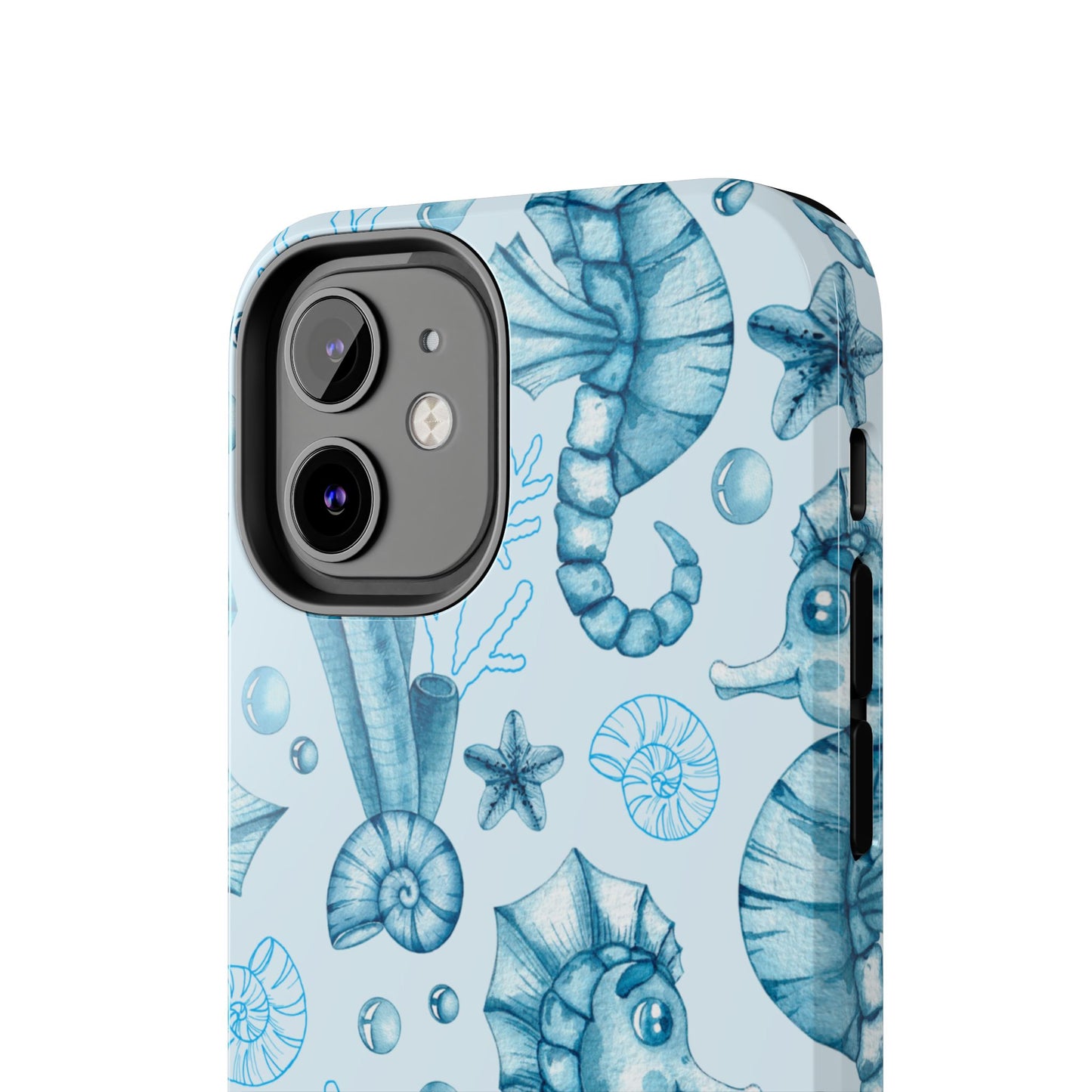 Coastal Seahorse Phone Case - Tough Protection with Beach Vibe