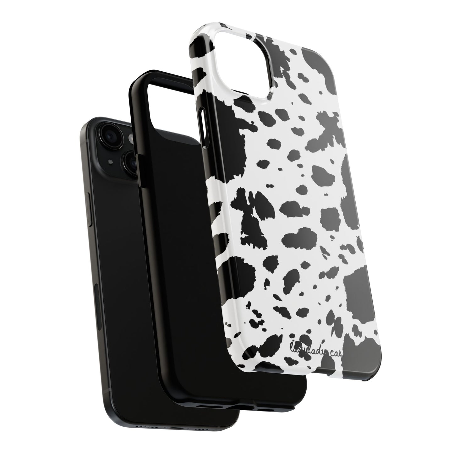 Stylish Cow Print Tough Phone Case | Durable & Trendy Accessory