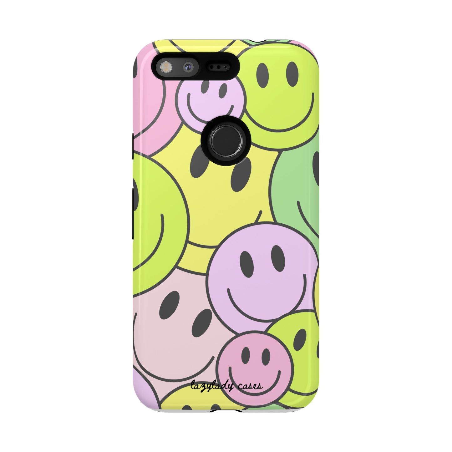 Colorful Smile Face Phone Case - Tough Protection & Fun Design