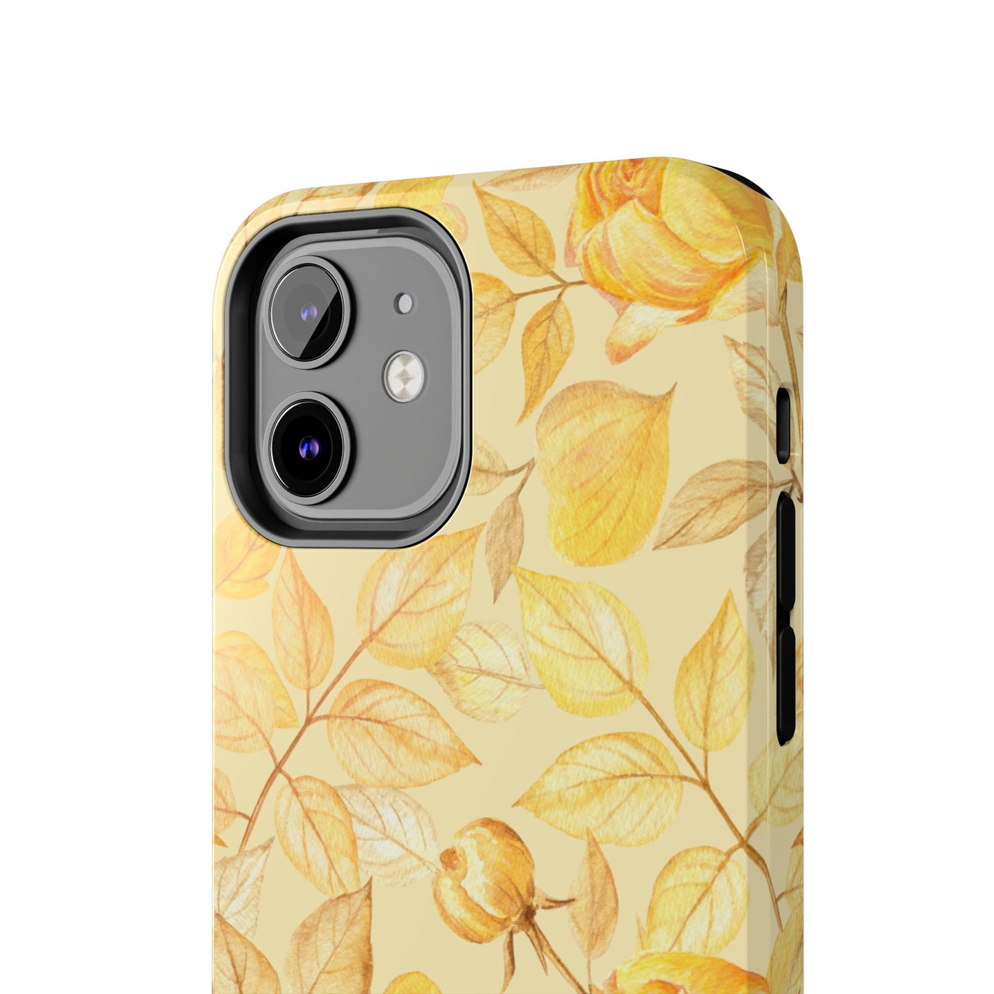 Yellow Dusk Tough Phone Case – Durable Protection with Yellow Roses Design