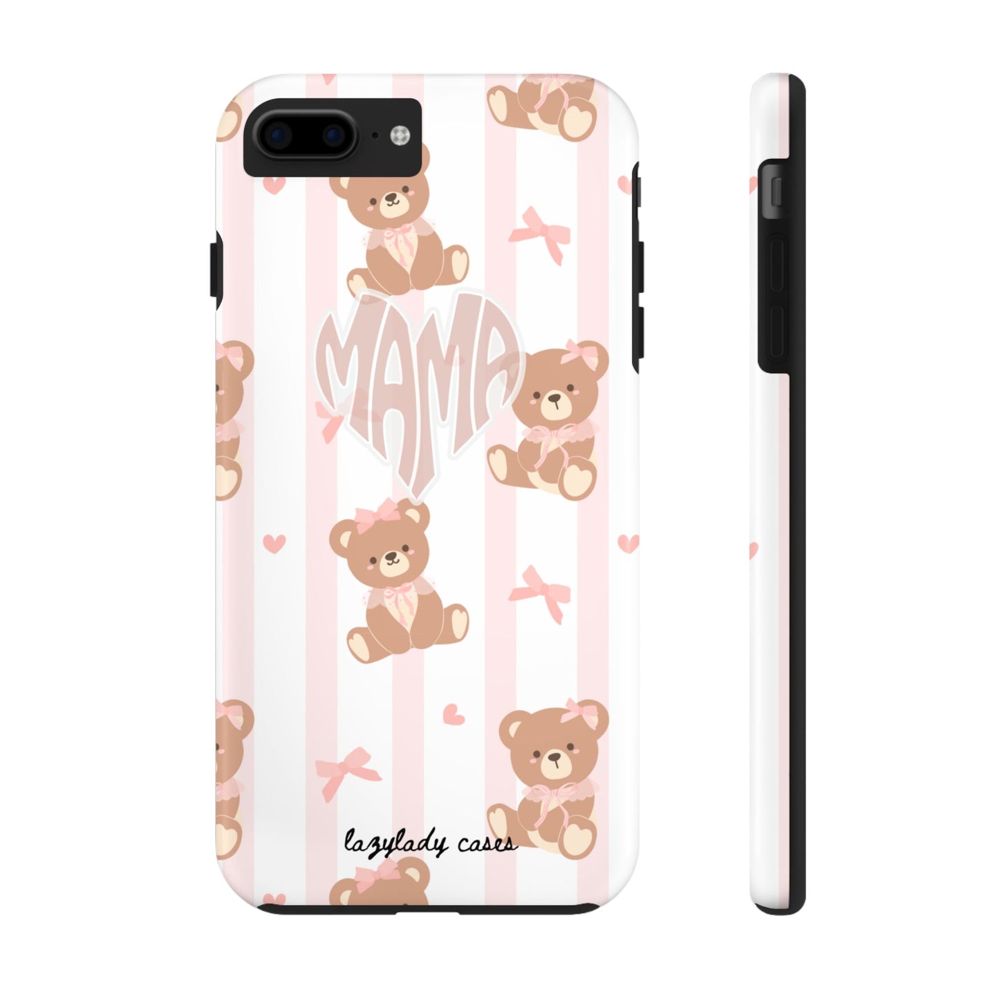 Cute Bear Mama Phone Case - Stylish Tough Case for Moms
