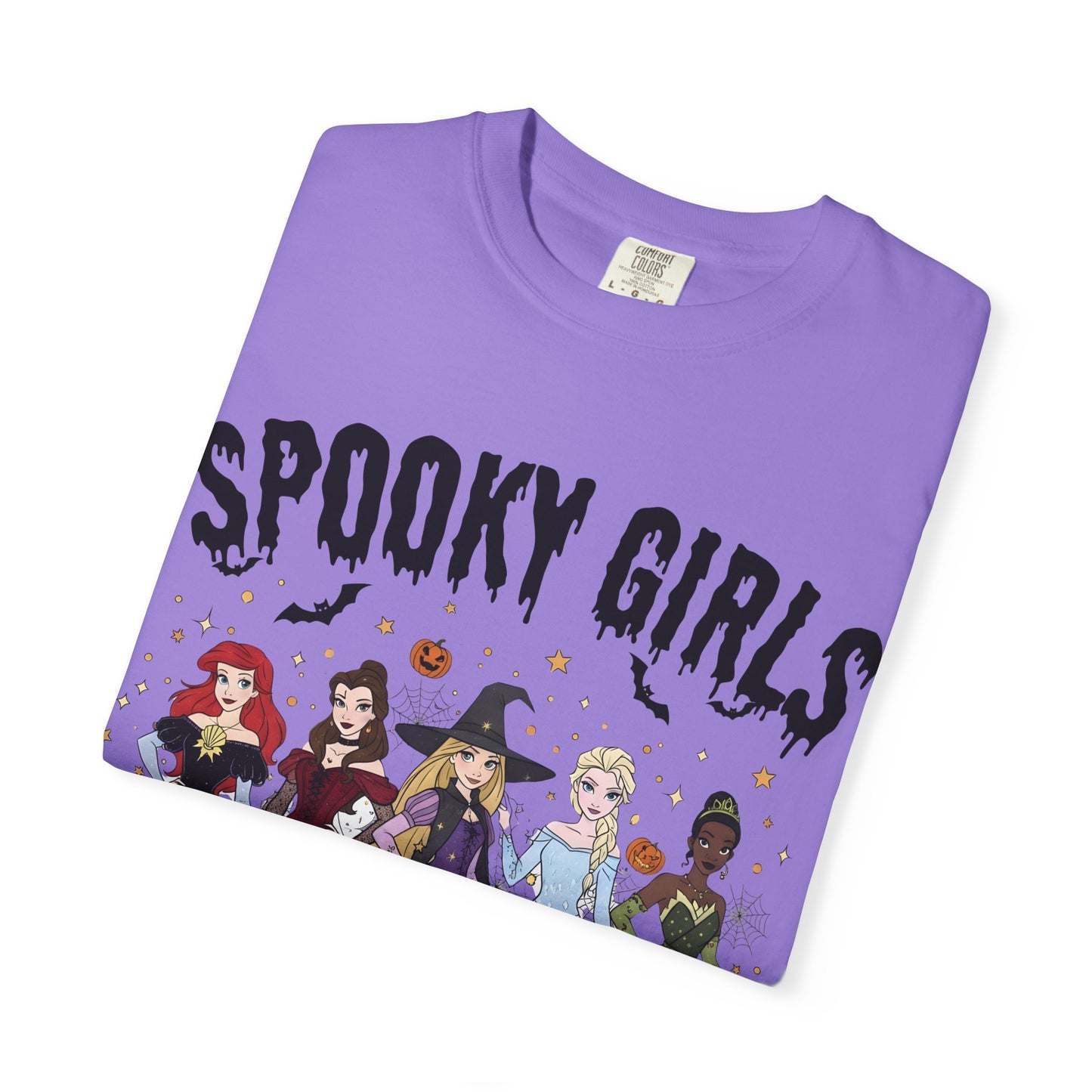 Spooky Girls T-Shirt, Halloween Tee, Unisex Graphic Shirt, Cute Costume Top, Seasonal Apparel, Witchy Fashion