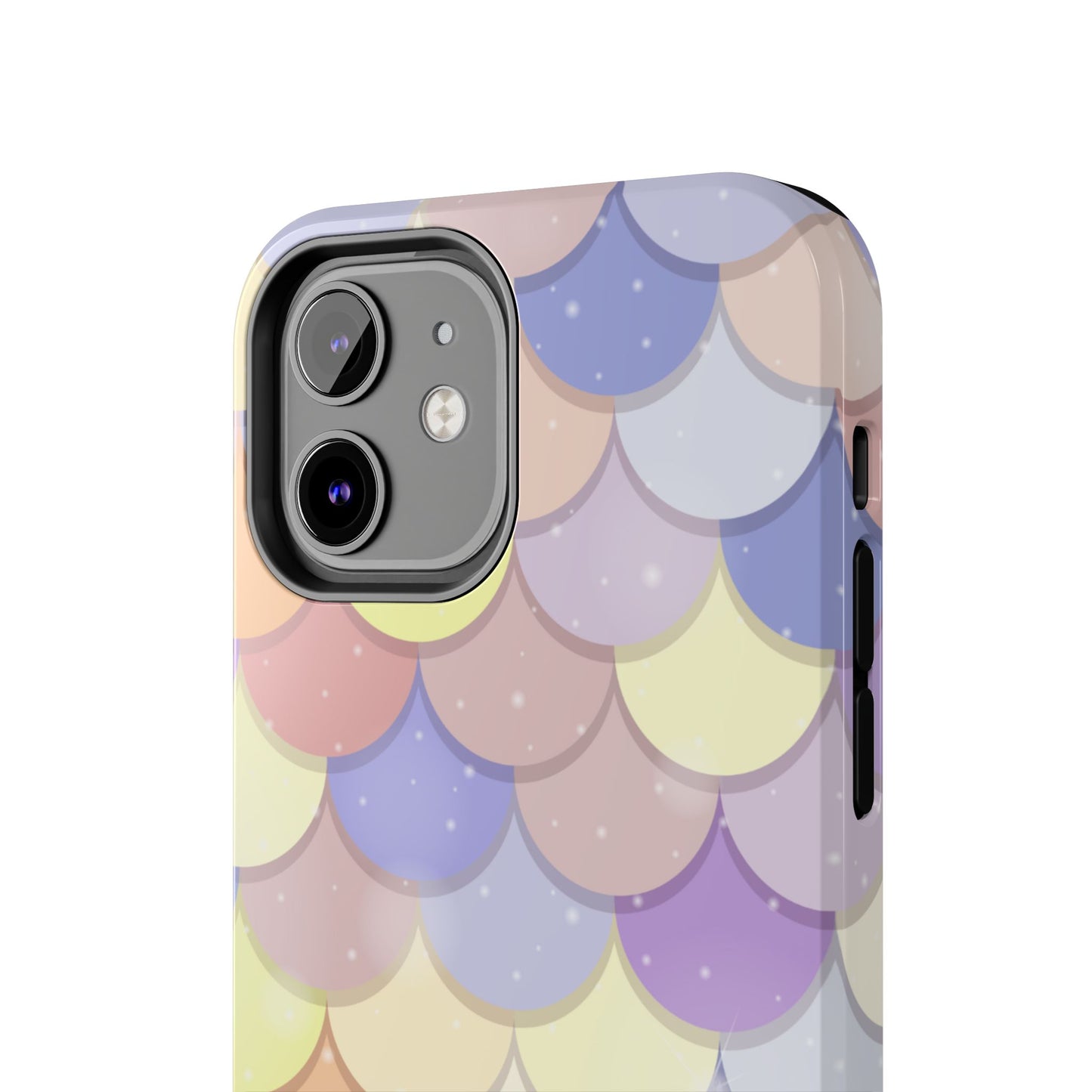 Mermaid Scale Tough Phone Case - Durable Protection with Colorful Design