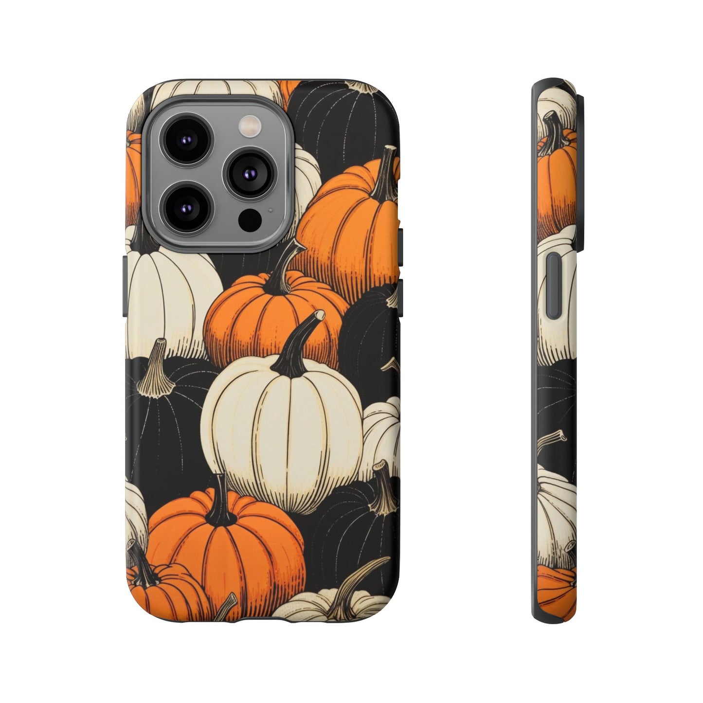 Pumpkin Phone Case, Fall Decor, Halloween Gift, Autumn Aesthetic, Pumpkin Lovers, Cute Phone Cover