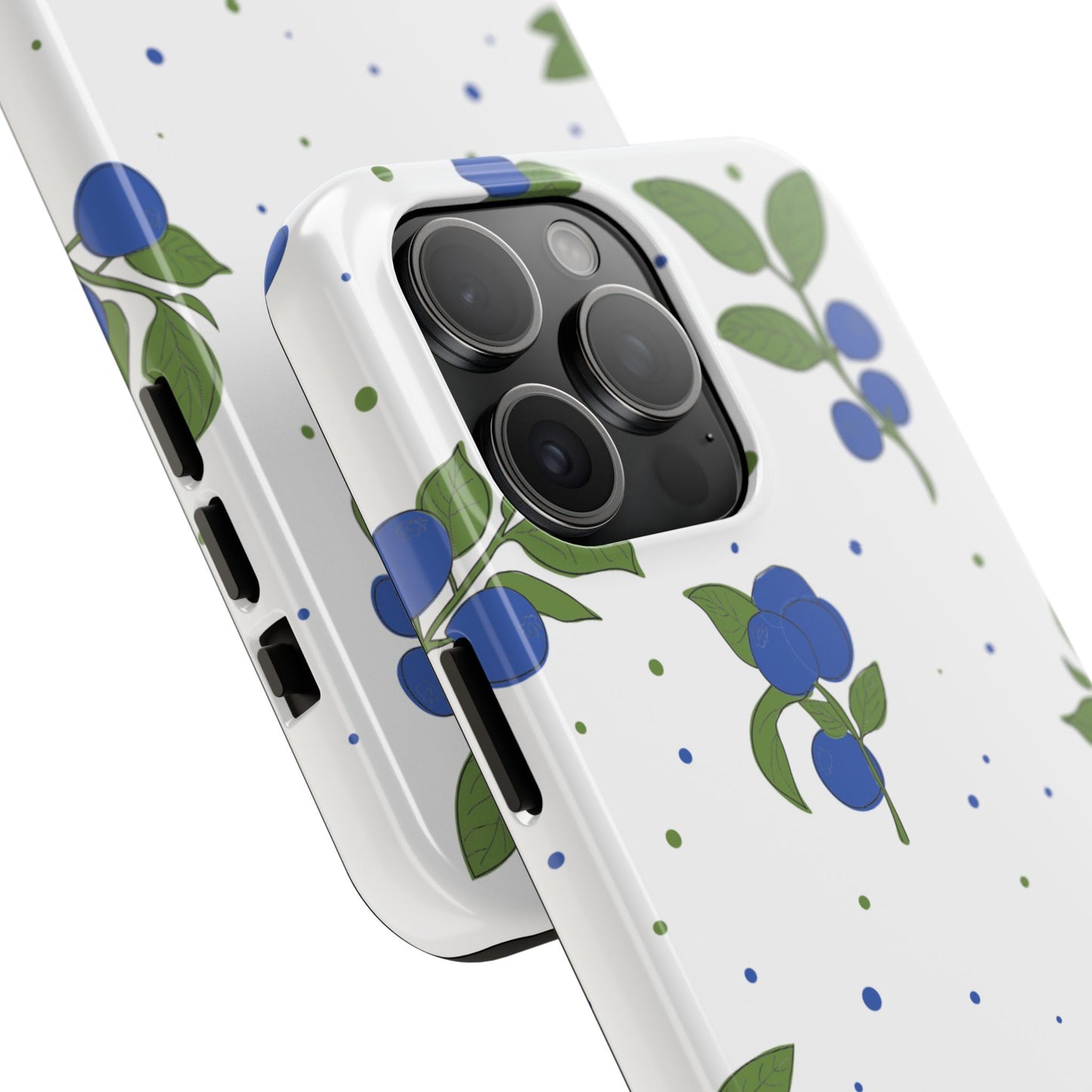 Blueberry Tough Phone Case - Durable Berry Design for Everyday Protection