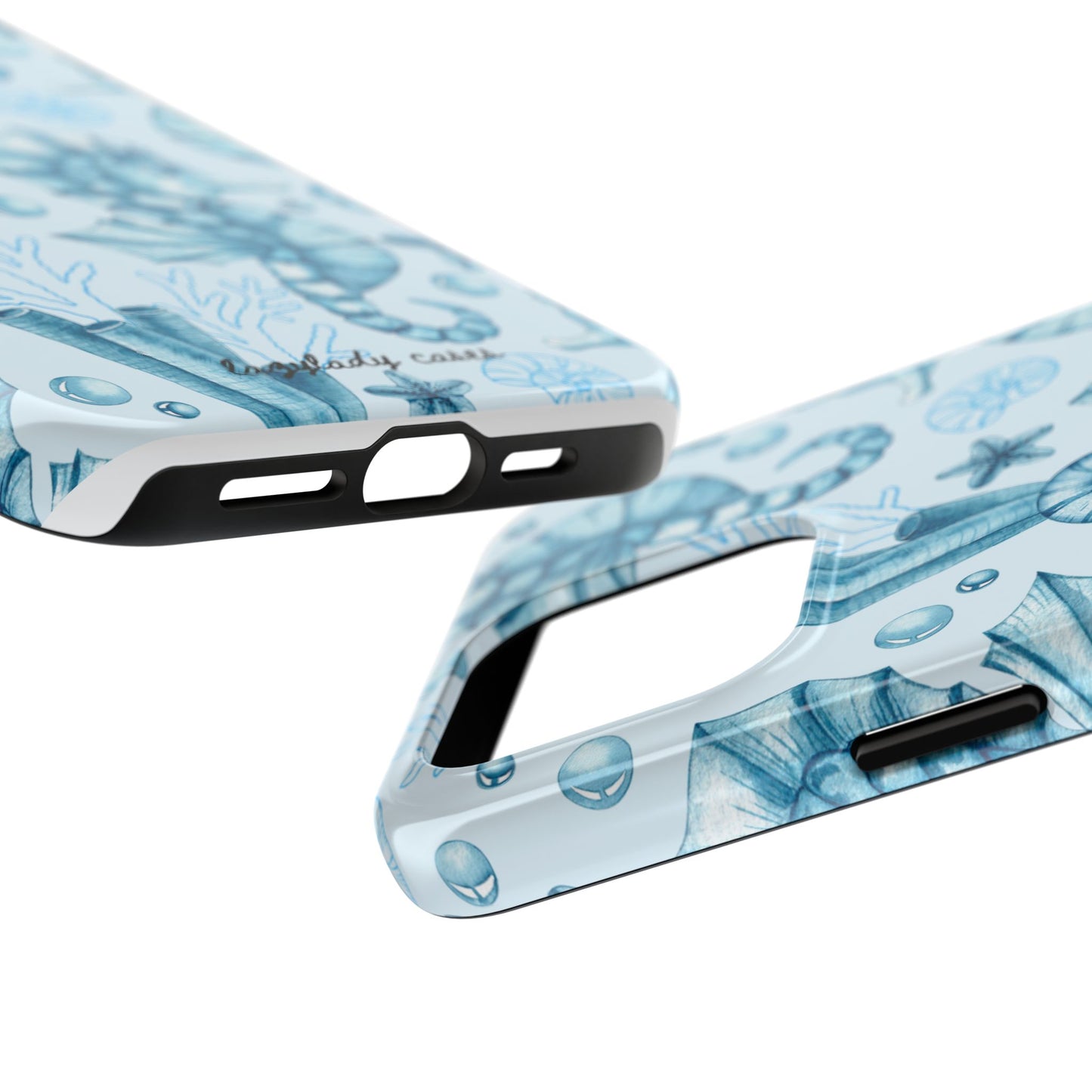 Coastal Seahorse Phone Case - Tough Protection with Beach Vibe