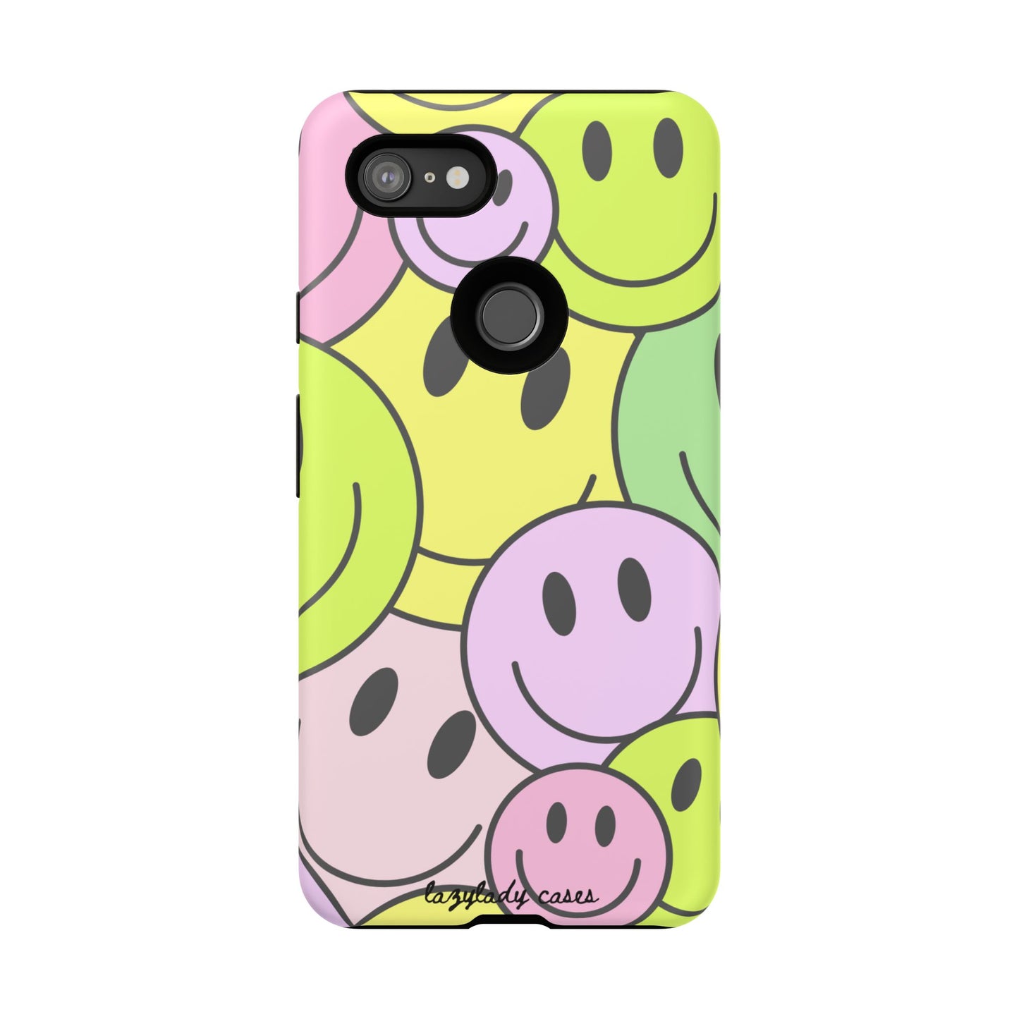 Colorful Smile Face Phone Case - Tough Protection & Fun Design