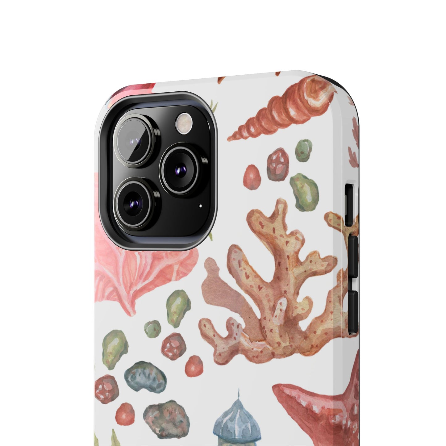 Coastal Art Tough Phone Cases - Stylish Beach Vibes with Lighthouse Design