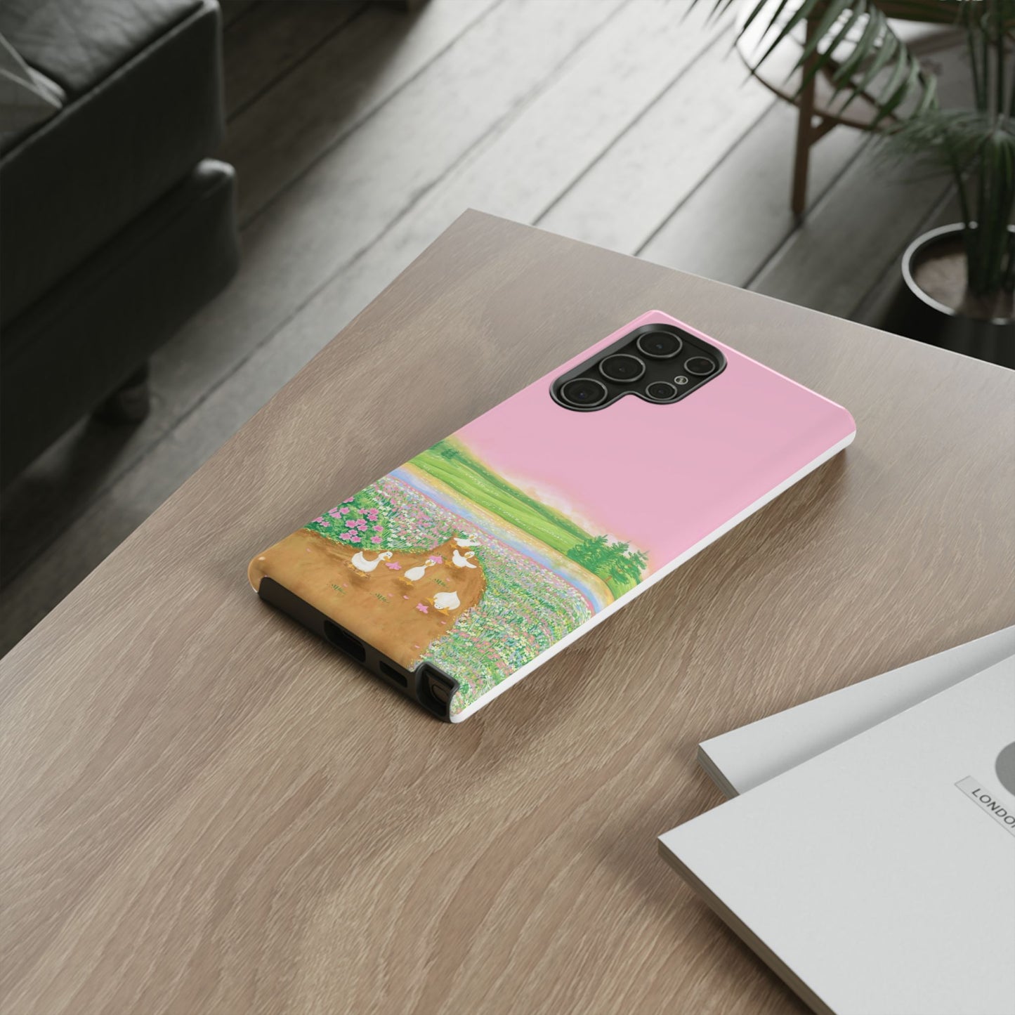 Pastel Floral Phone Case, Tough Cases for Nature Lovers, Cute Phone Accessories, Spring Gifts, Unique Mobile Covers