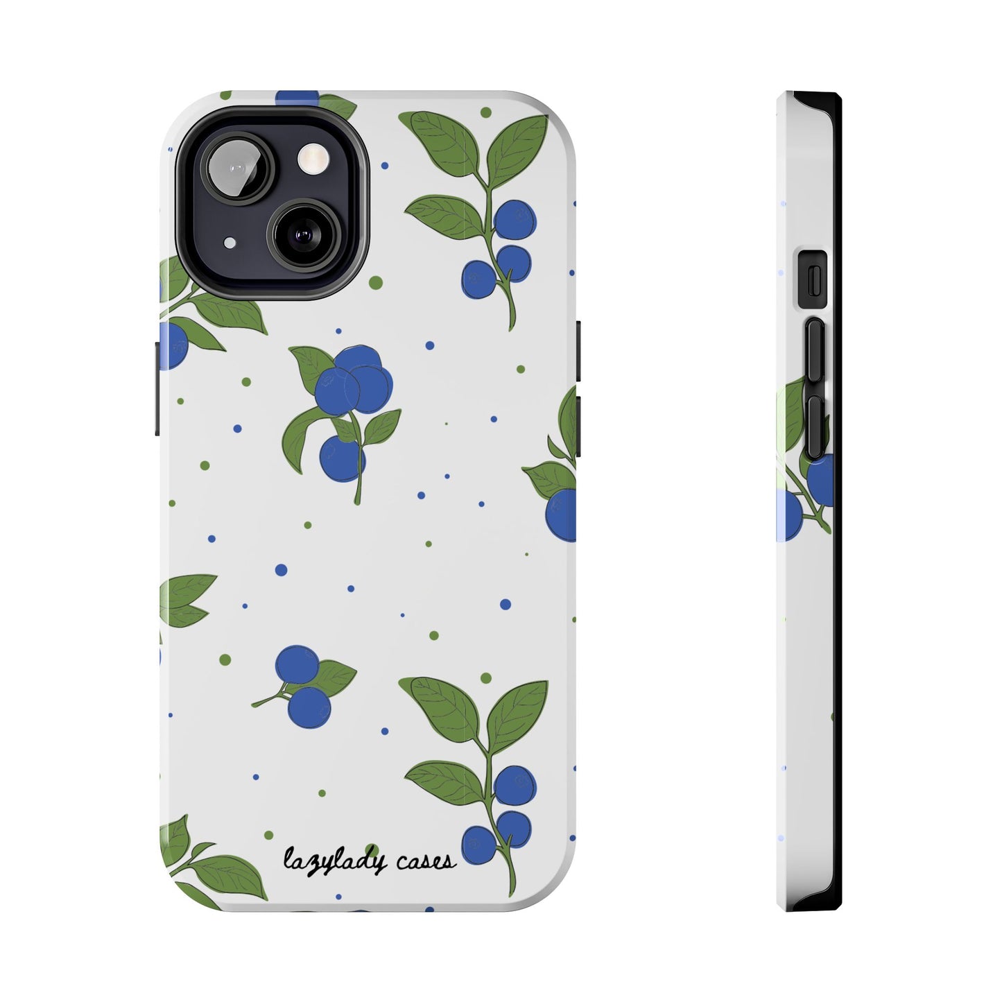 Blueberry Tough Phone Case - Durable Berry Design for Everyday Protection