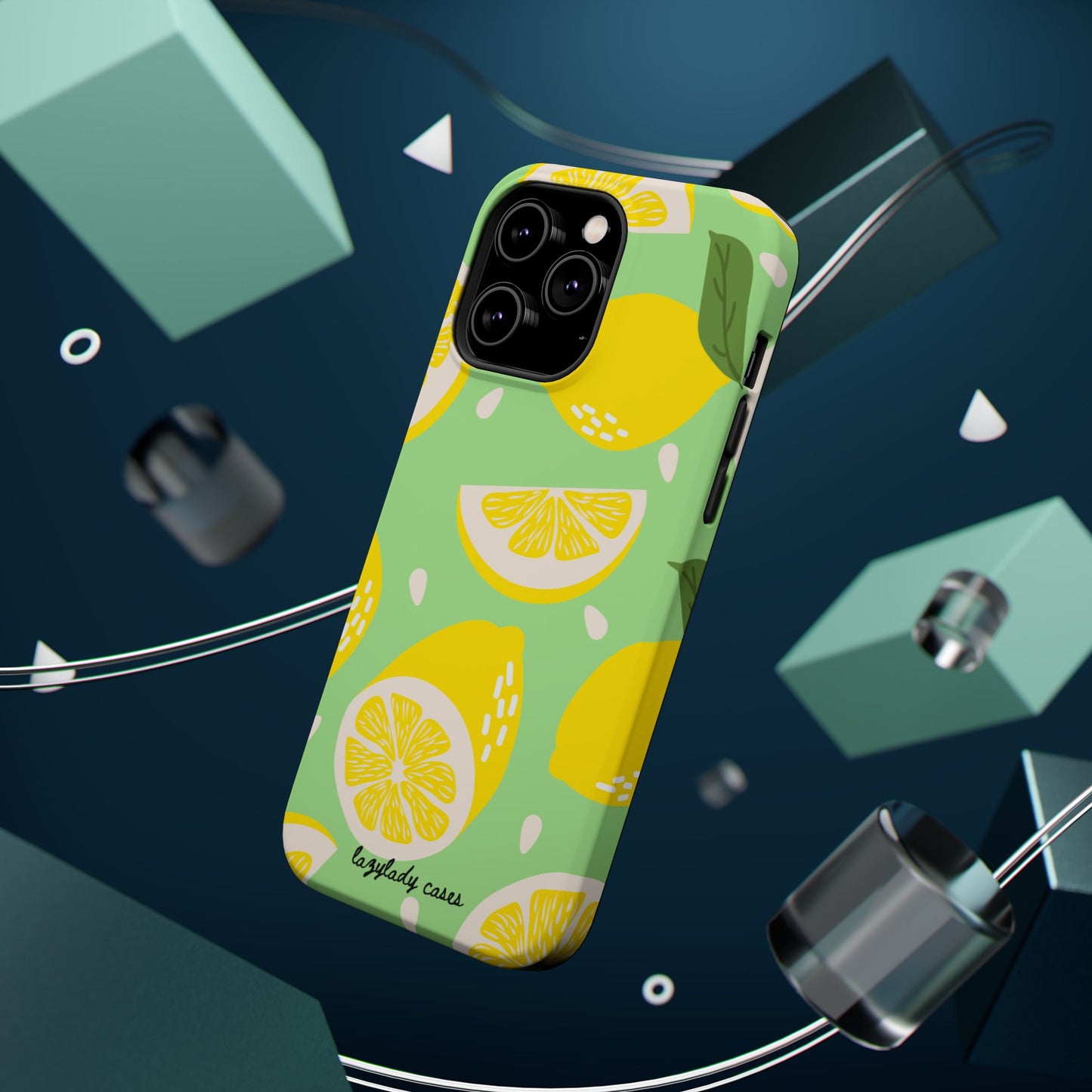 Lemonade Vibe Magnetic Phone Case - Bright Citrus Design for Summer Fun