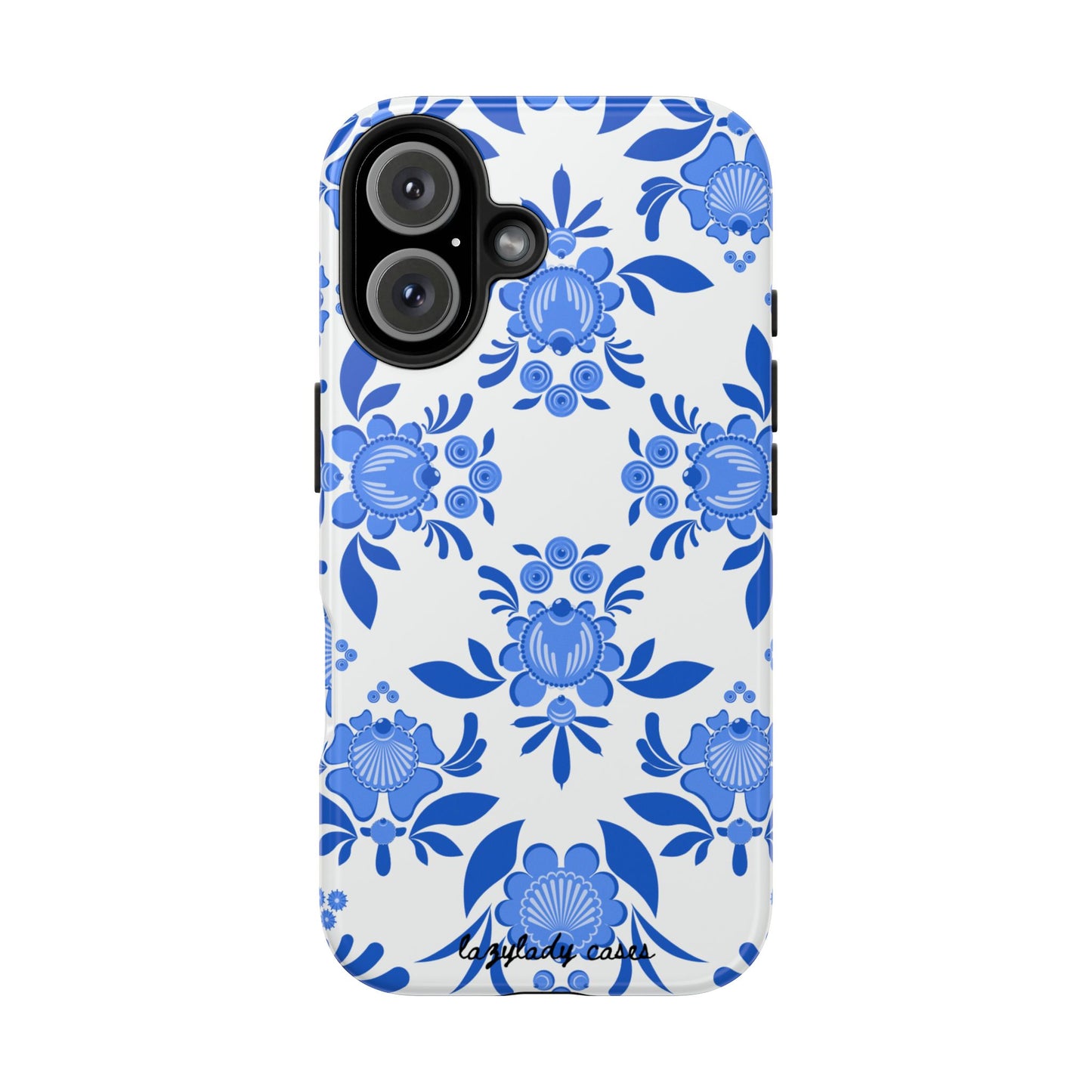 Floral Tough Phone Case - Stylish Protection for Everyday Use