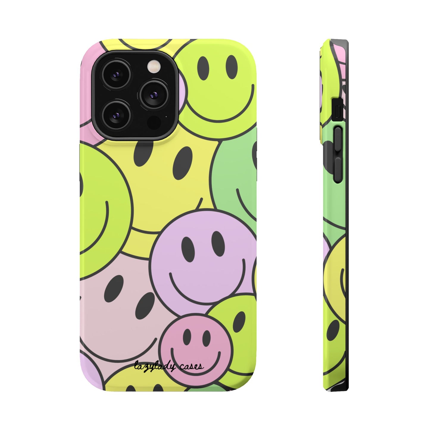 Colorful Smiley Face Magnetic Tough Case for Fun-Loving Individuals