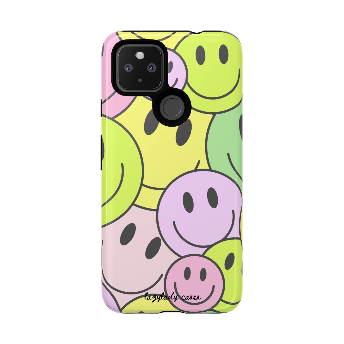 Colorful Smile Face Phone Case - Tough Protection & Fun Design