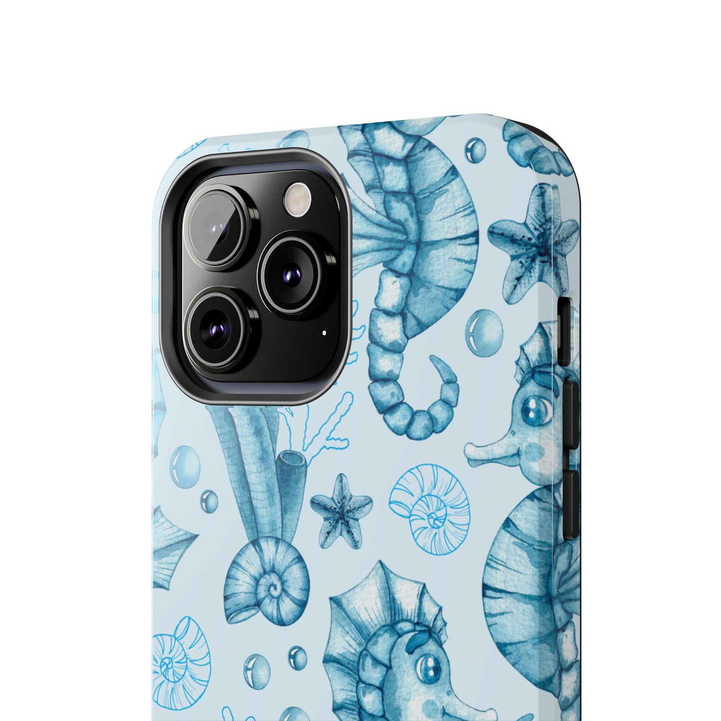 Coastal Seahorse Phone Case - Tough Protection with Beach Vibe
