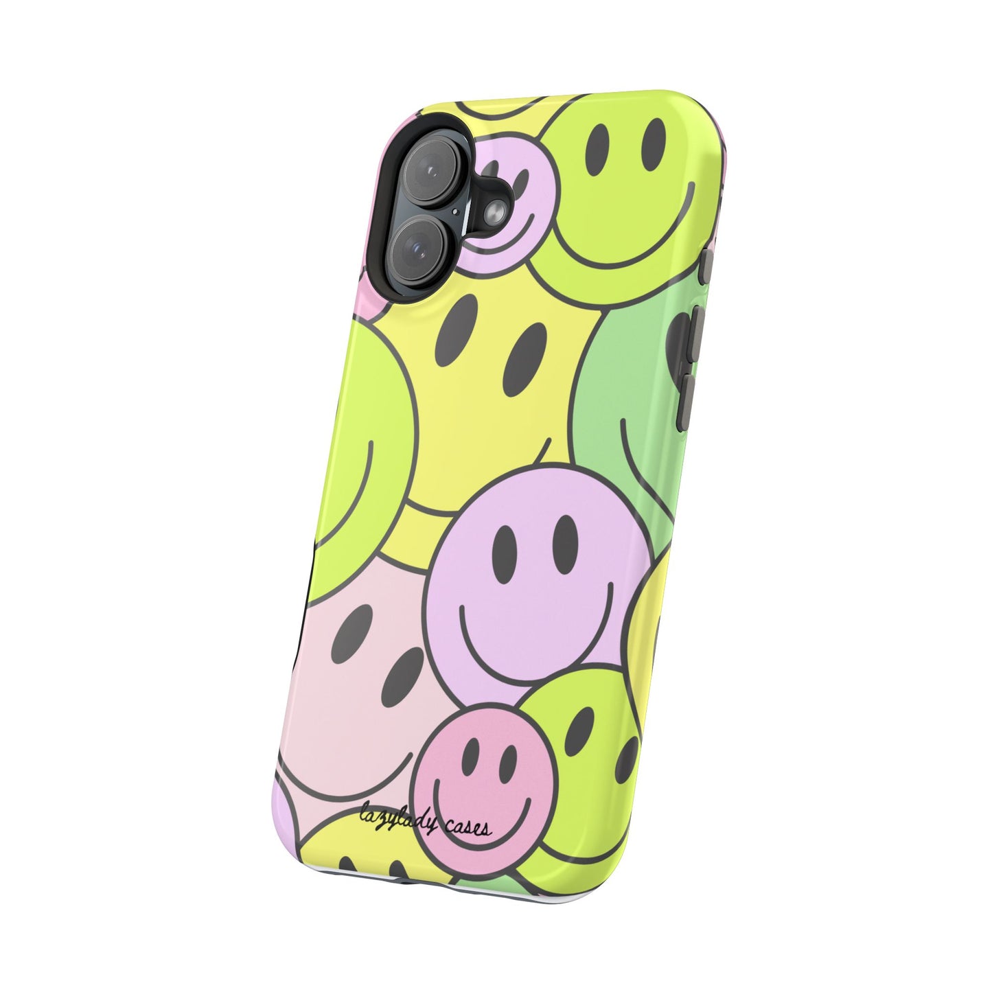 Colorful Smiley Face Magnetic Tough Case for Fun-Loving Individuals