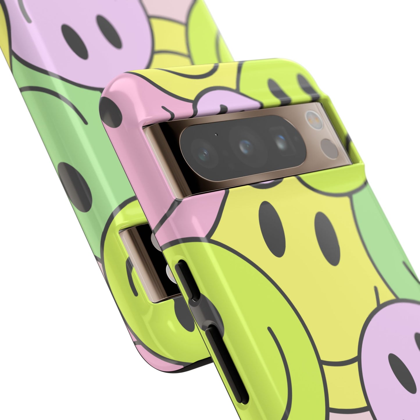 Colorful Smile Face Phone Case - Tough Protection & Fun Design
