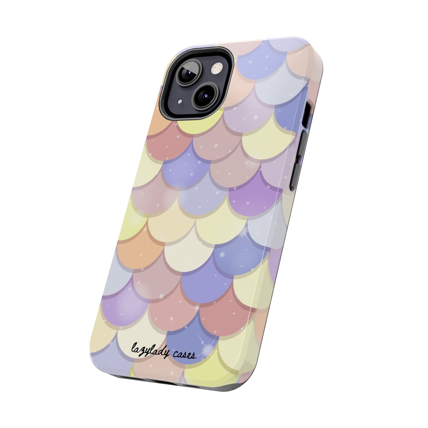 Mermaid Scale Tough Phone Case - Durable Protection with Colorful Design