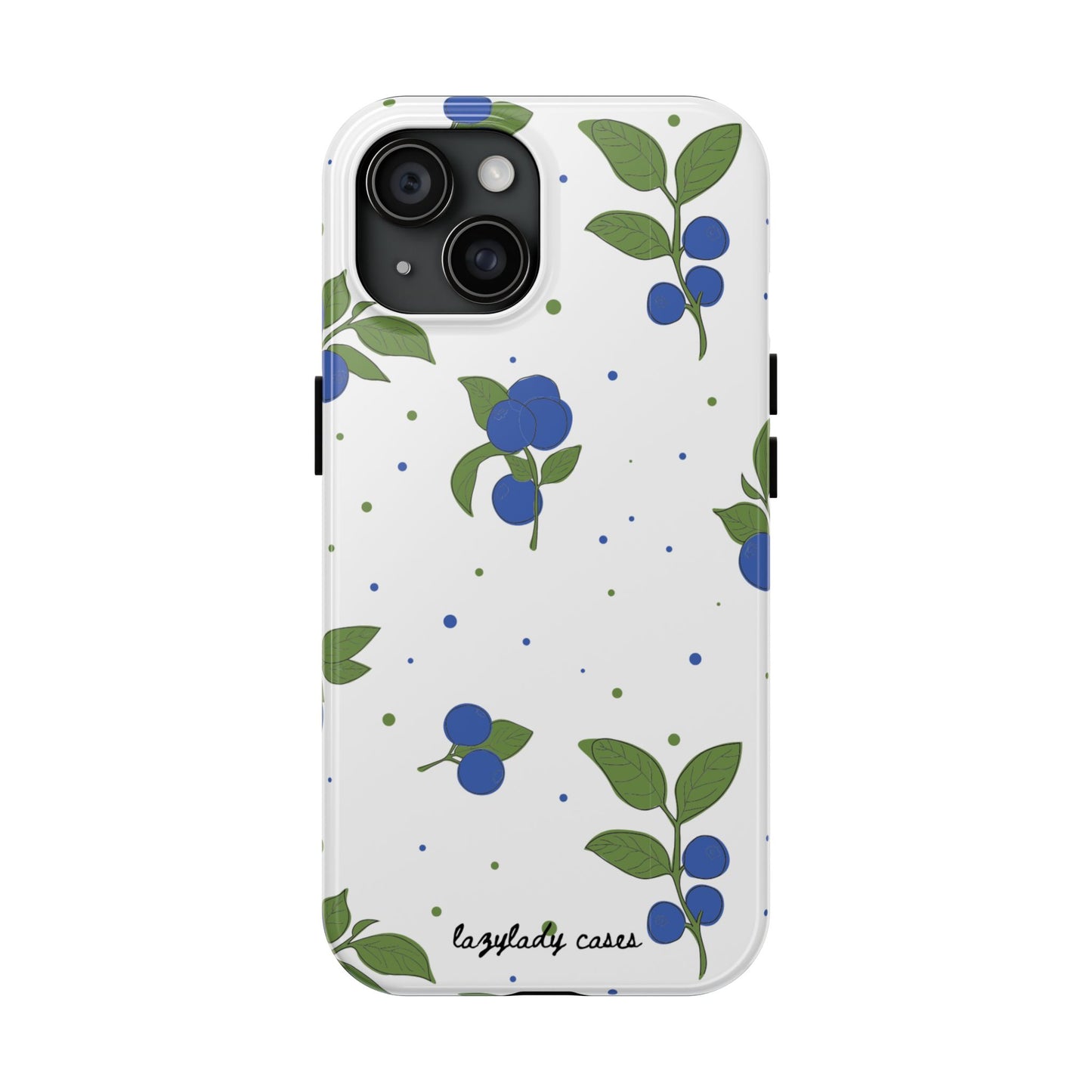 Blueberry Tough Phone Case - Durable Berry Design for Everyday Protection