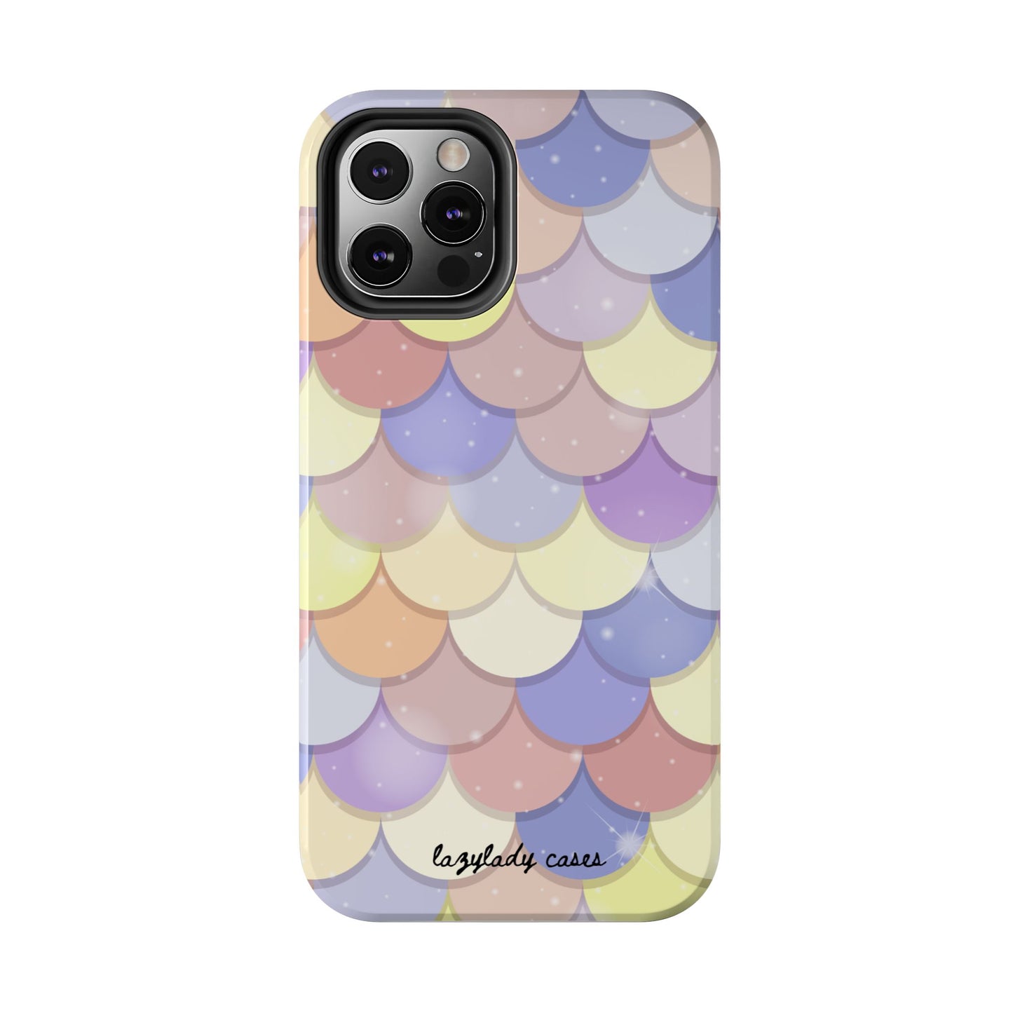 Mermaid Scale Tough Phone Case - Durable Protection with Colorful Design