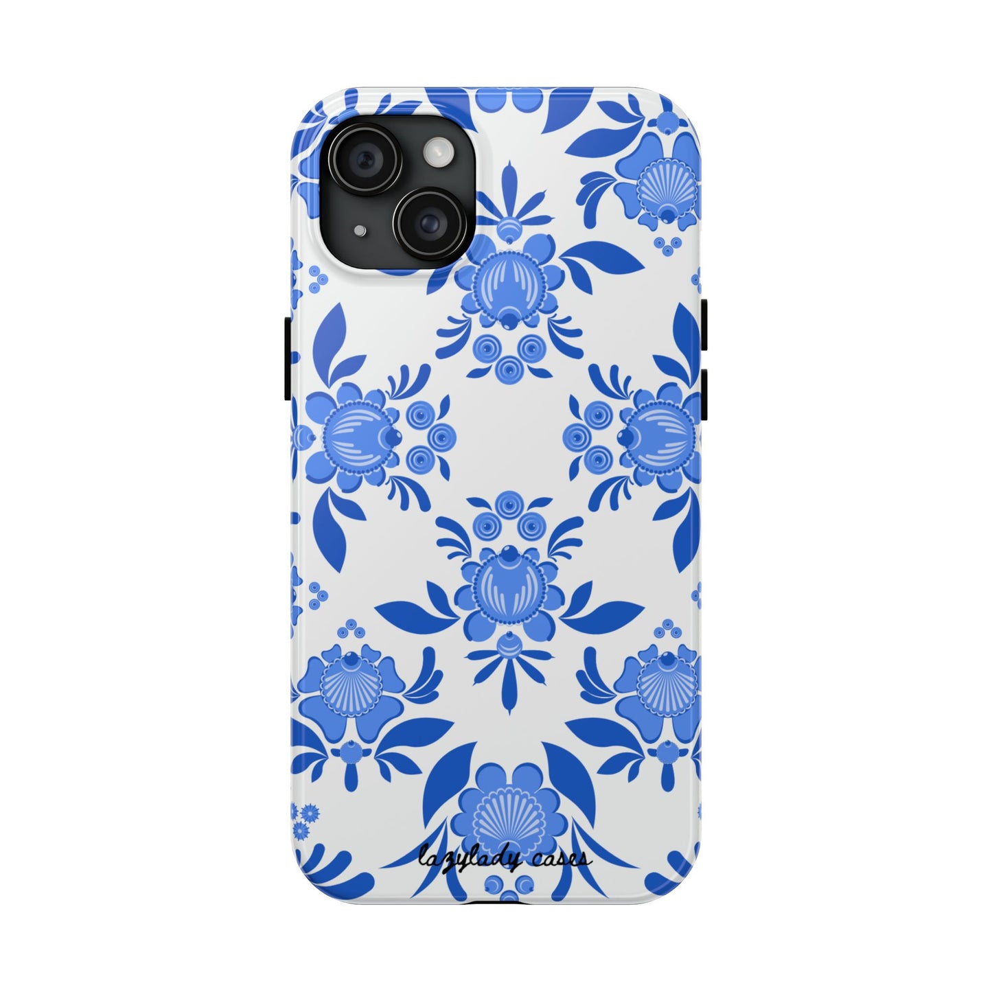 Floral Tough Phone Case - Stylish Protection for Everyday Use