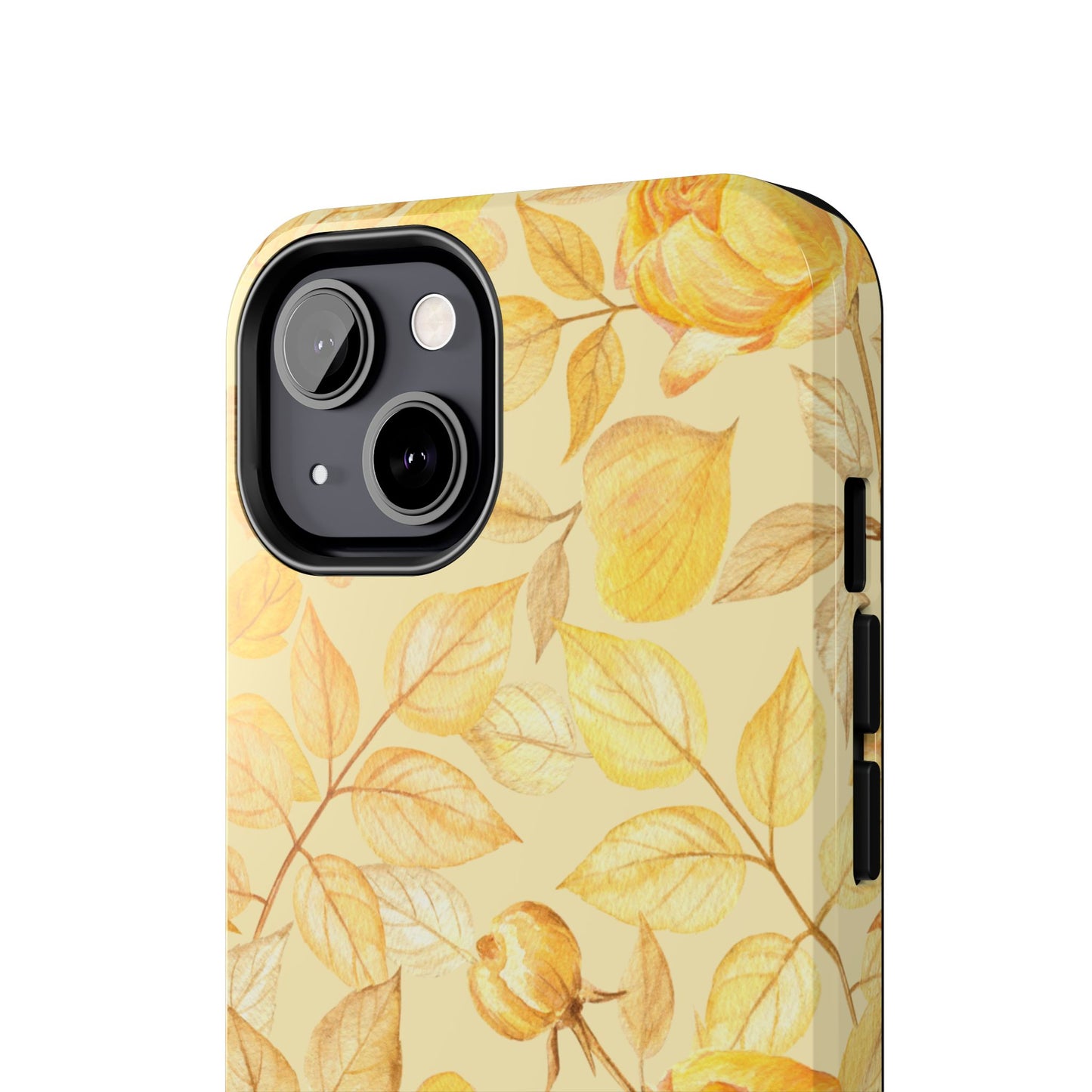 Yellow Dusk Tough Phone Case – Durable Protection with Yellow Roses Design