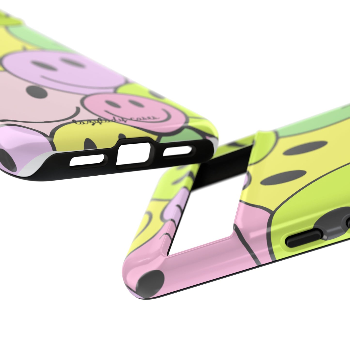 Colorful Smile Face Phone Case - Tough Protection & Fun Design