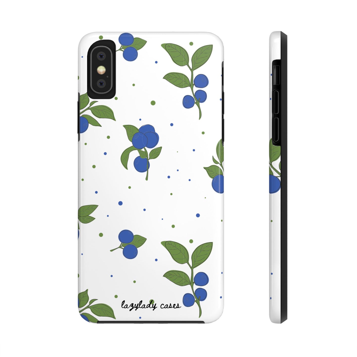 Blueberry Tough Phone Case - Durable Berry Design for Everyday Protection