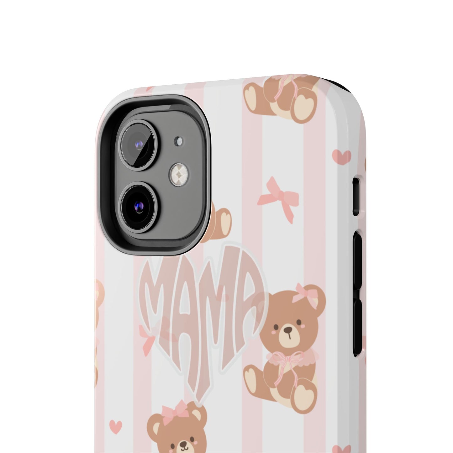 Cute Bear Mama Phone Case - Stylish Tough Case for Moms