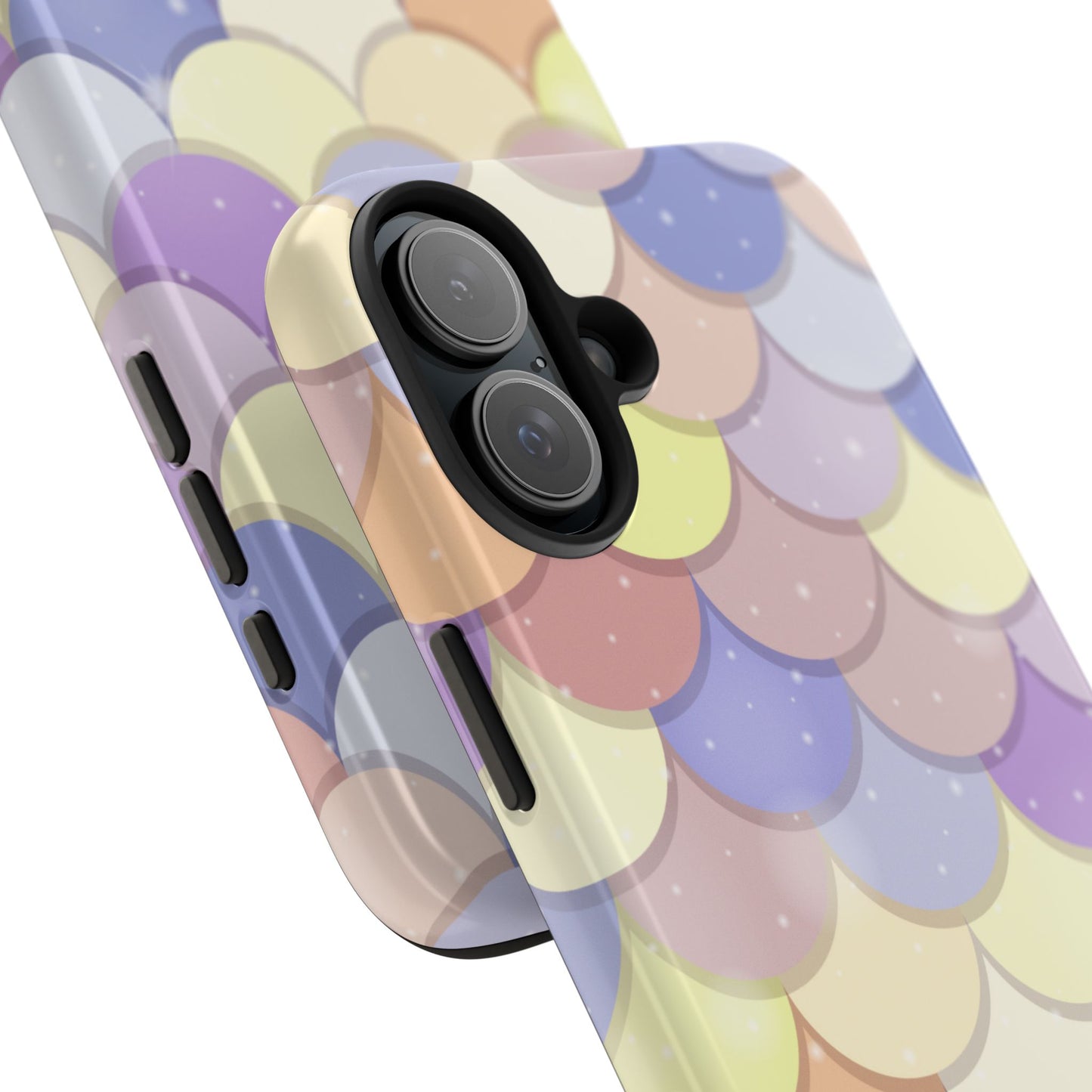 Mermaid Scale Tough Phone Case - Durable Protection with Colorful Design