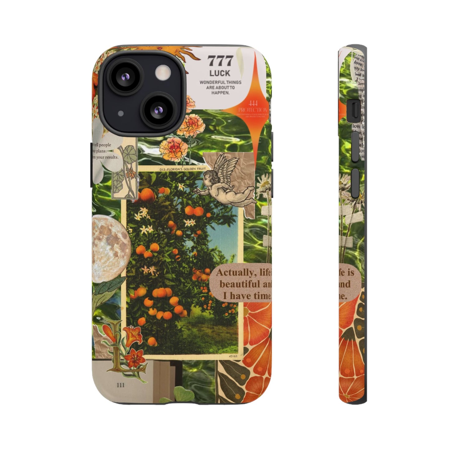 Tough Cases - Vibrant iPhone Case for Nature Lovers, Floral Phone Cover, Eco-Friendly, Inspirational Gift, Unique Phone Accessory