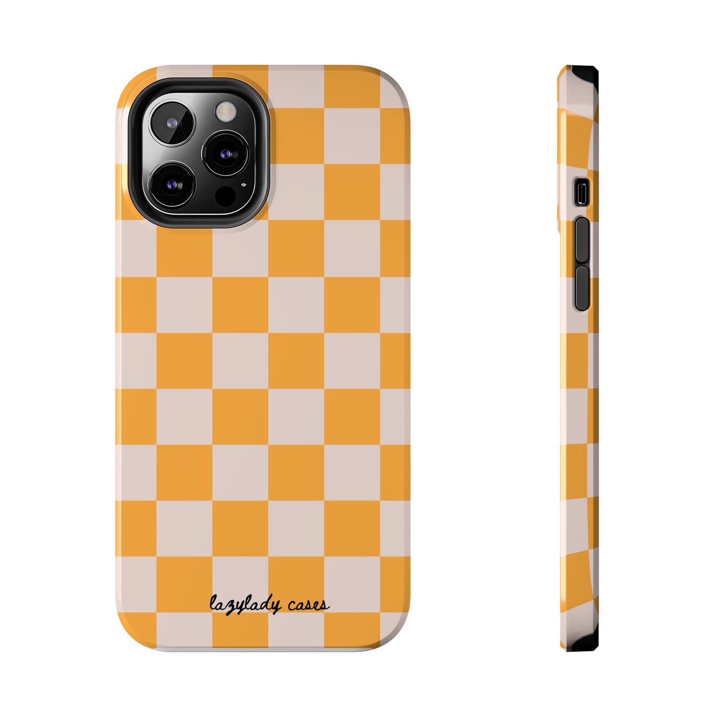 Bright Checkerboard Tough Phone Case - Stylish & Durable Protection